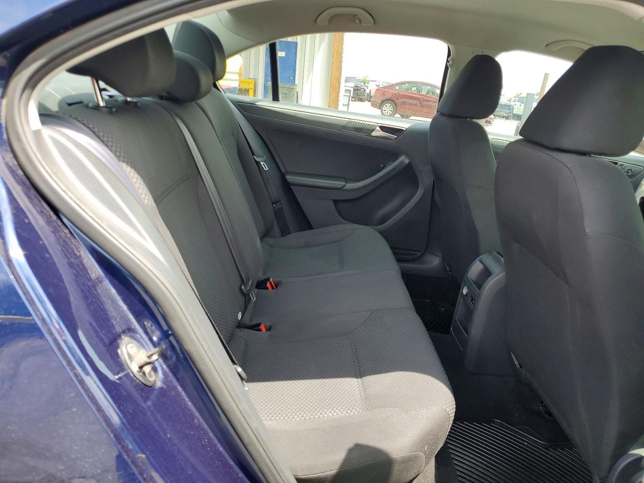 2014 Volkswagen Jetta Base Blue vin: 3VW2K7AJ8EM398577