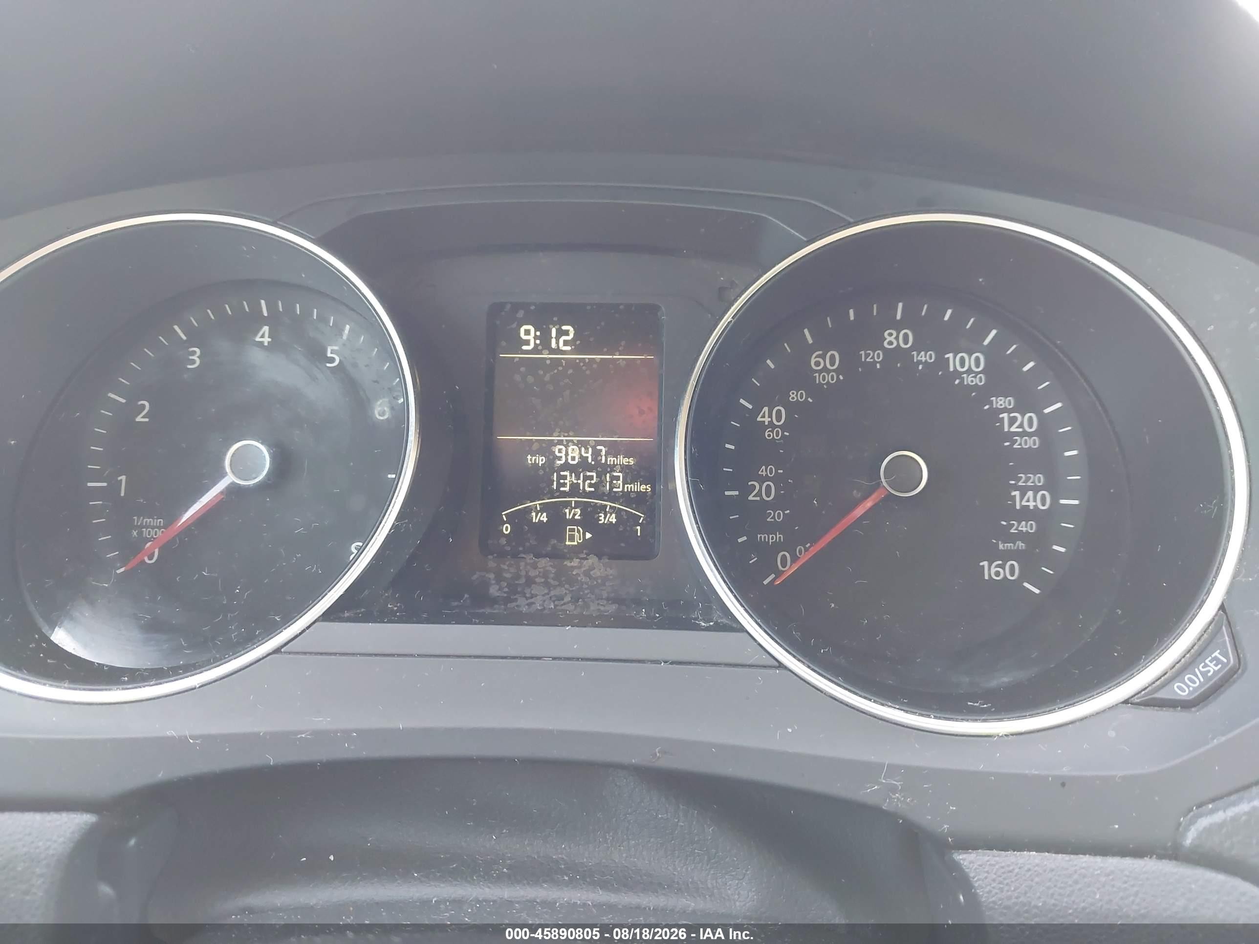 2015 Volkswagen Jetta 2.0l S Серый vin: 3VW2K7AJ8FM201960
