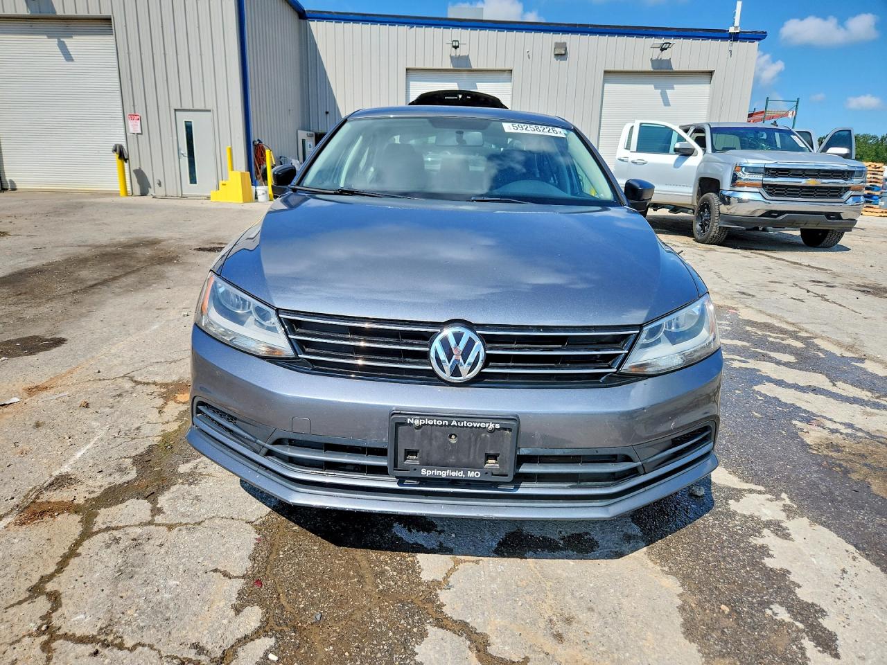 2015 Volkswagen Jetta Base Gray vin: 3VW2K7AJ8FM202476