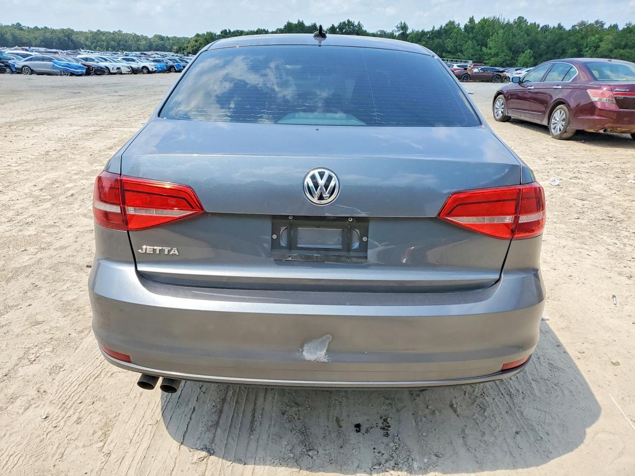 2015 Volkswagen Jetta Base Gray vin: 3VW2K7AJ8FM217835