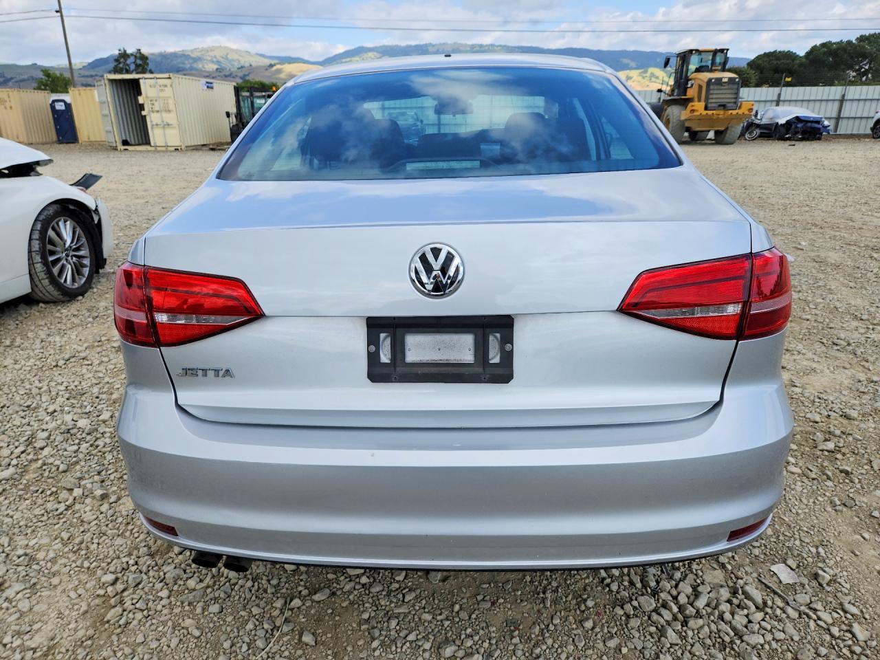 2015 Volkswagen Jetta Base Silver vin: 3VW2K7AJ8FM226776