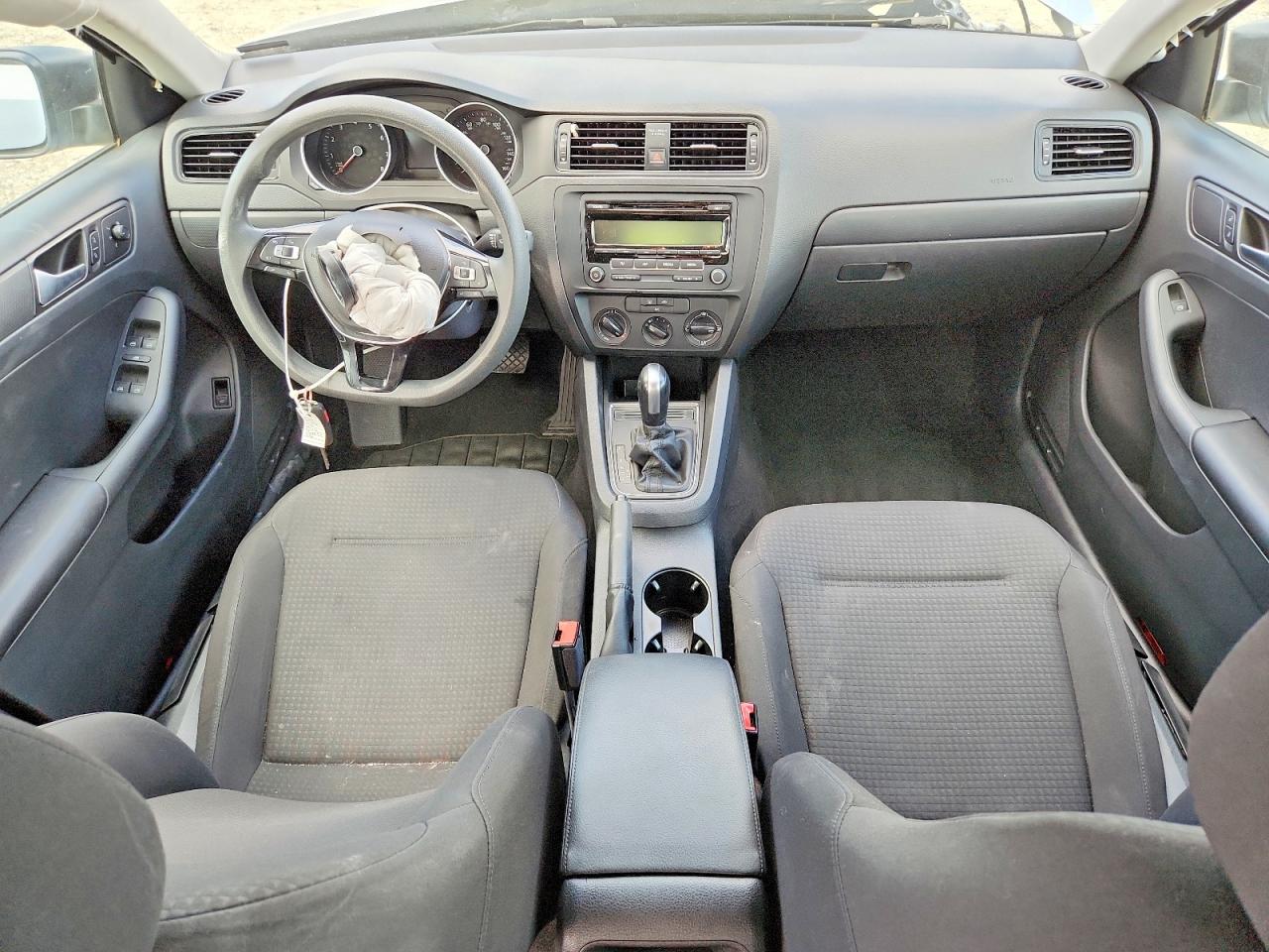 2015 Volkswagen Jetta Base Silver vin: 3VW2K7AJ8FM226776
