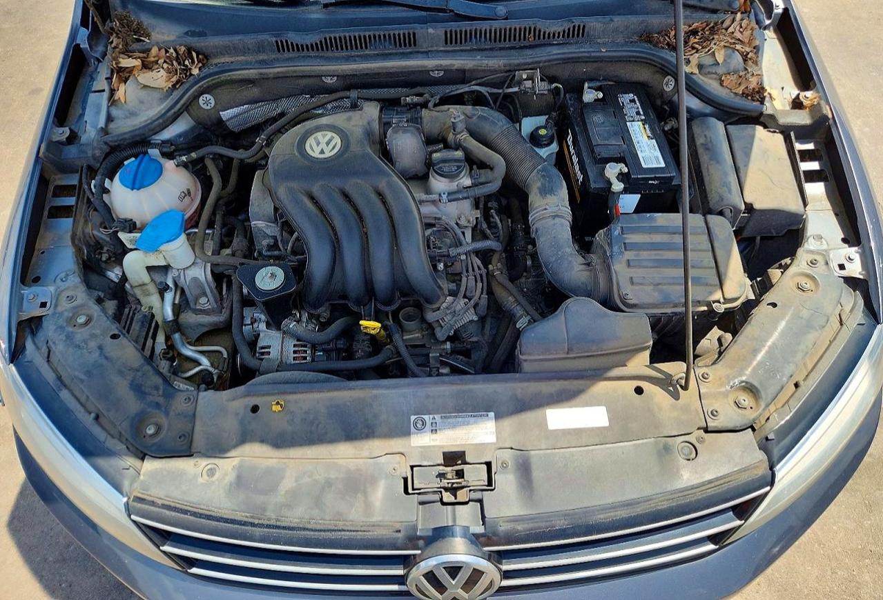 2015 Volkswagen Jetta Base Синий vin: 3VW2K7AJ8FM230231