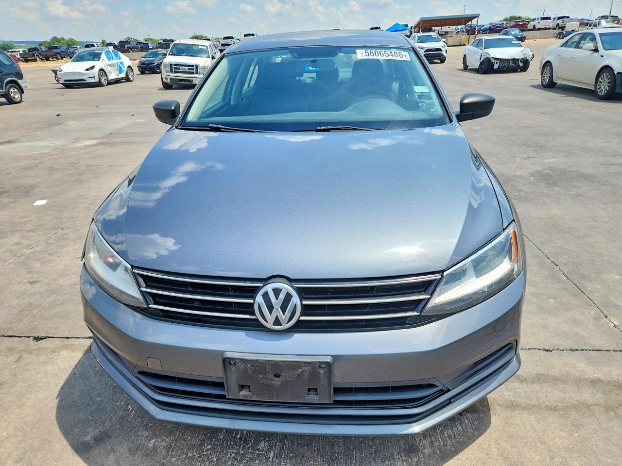 2015 Volkswagen Jetta Base Синий vin: 3VW2K7AJ8FM230231