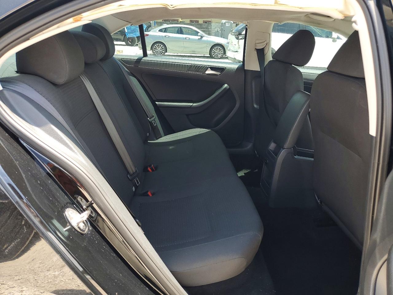 2015 Volkswagen Jetta Base Black vin: 3VW2K7AJ8FM317773