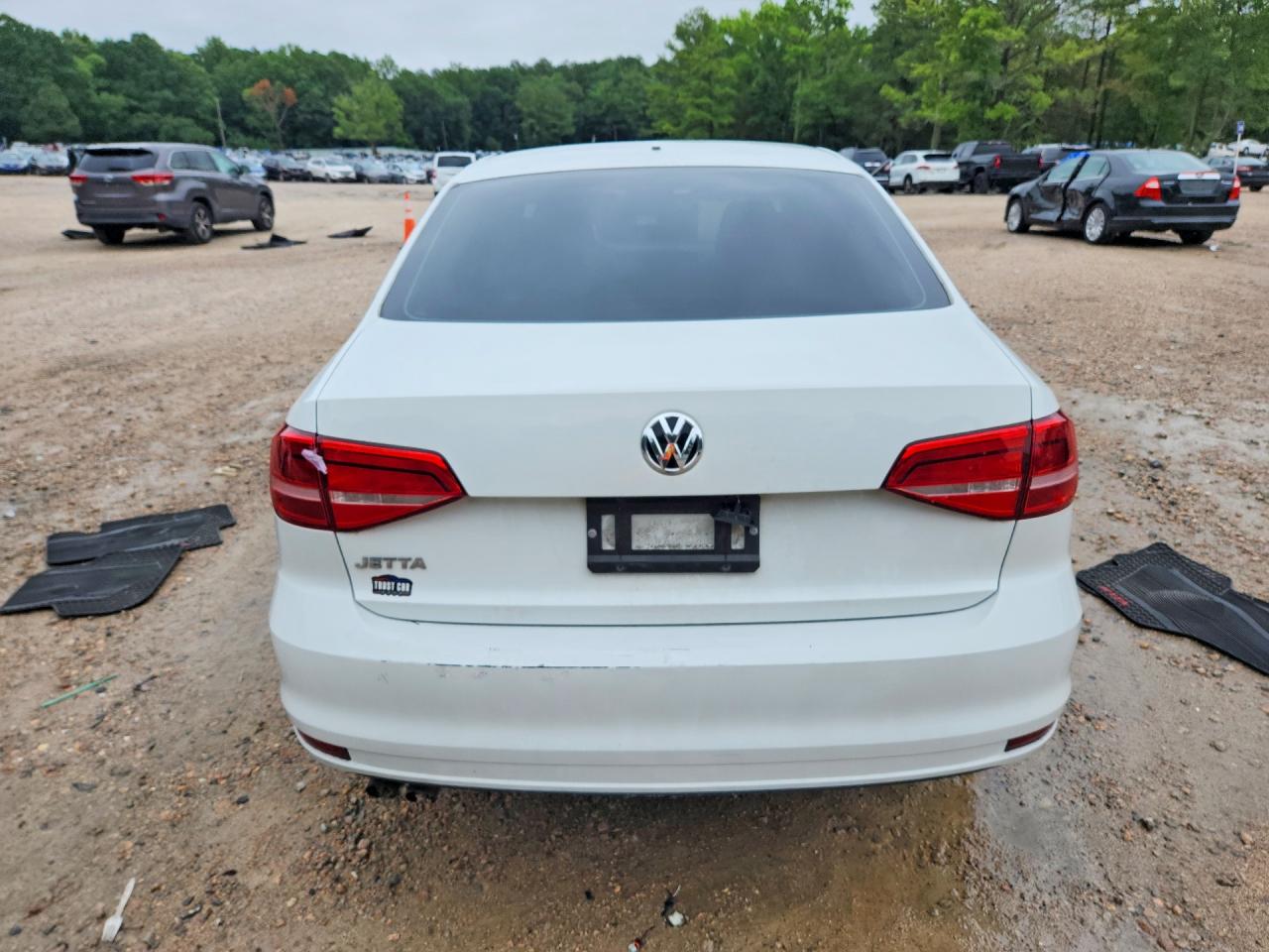 2015 Volkswagen Jetta Base Белый vin: 3VW2K7AJ8FM347419