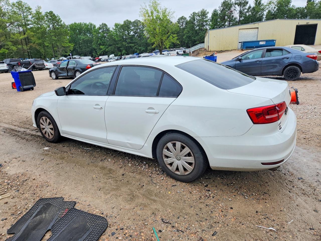 2015 Volkswagen Jetta Base Белый vin: 3VW2K7AJ8FM347419