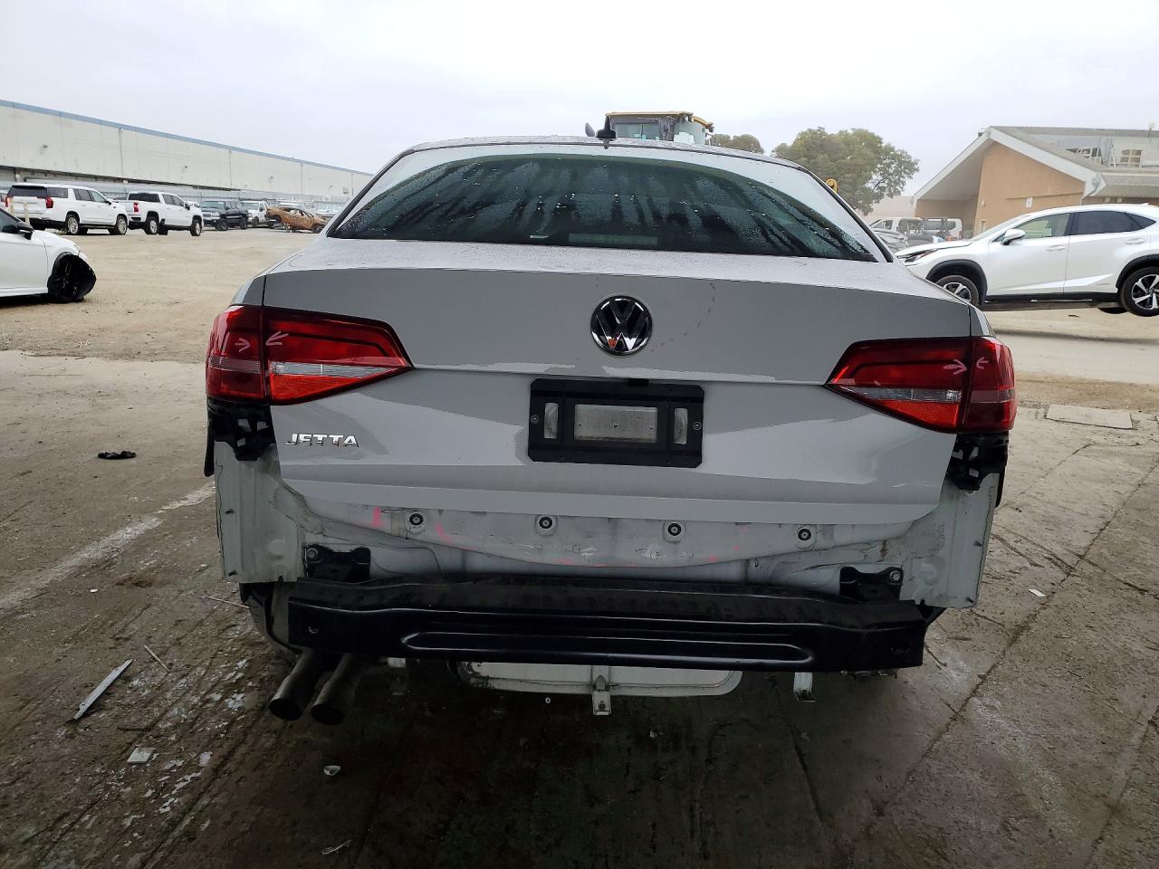 2015 Volkswagen Jetta Base White vin: 3VW2K7AJ8FM356637