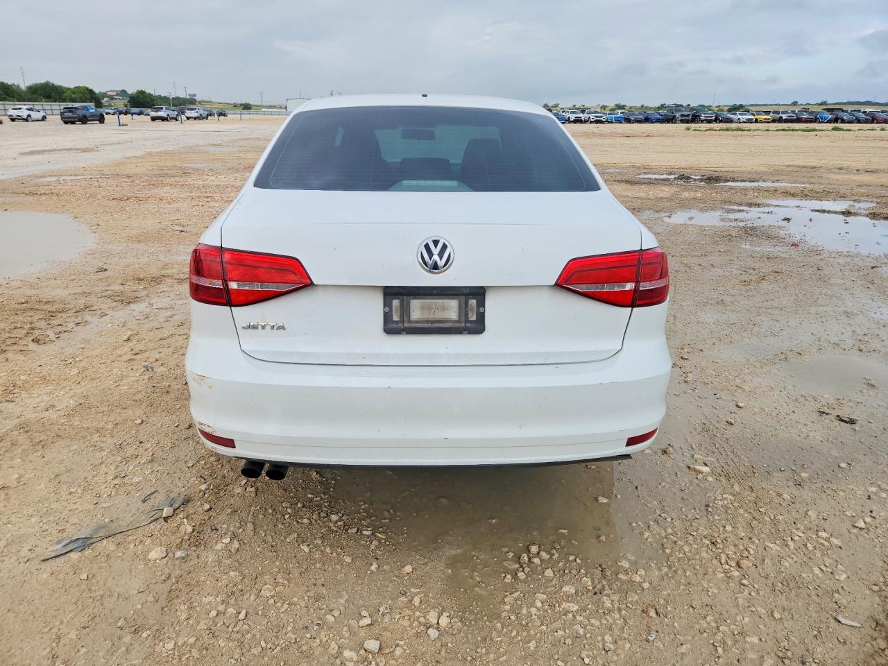 2015 Volkswagen Jetta Base White vin: 3VW2K7AJ8FM402547