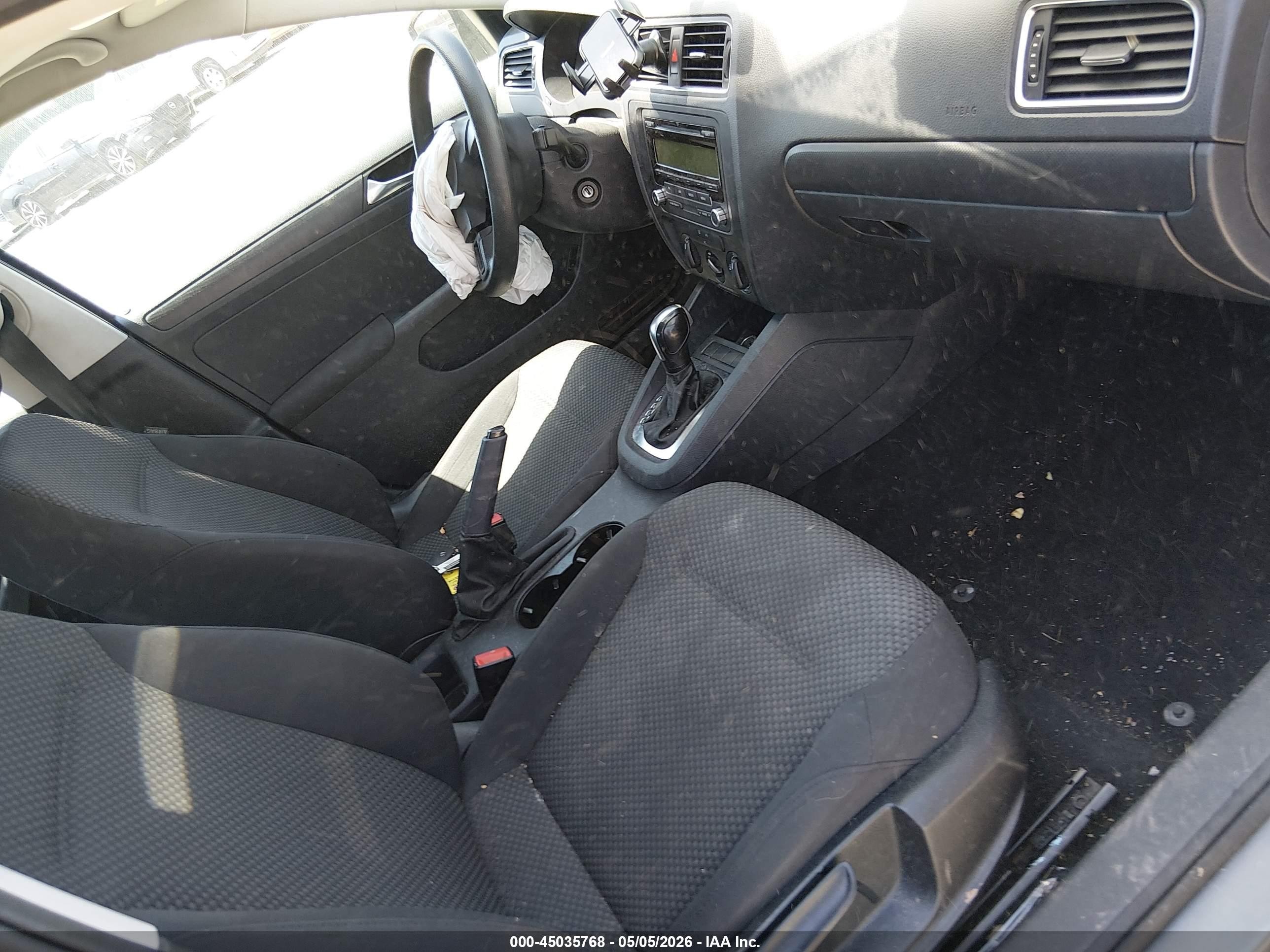 2011 Volkswagen Jetta 2.0l S Gray vin: 3VW2K7AJ9BM374350