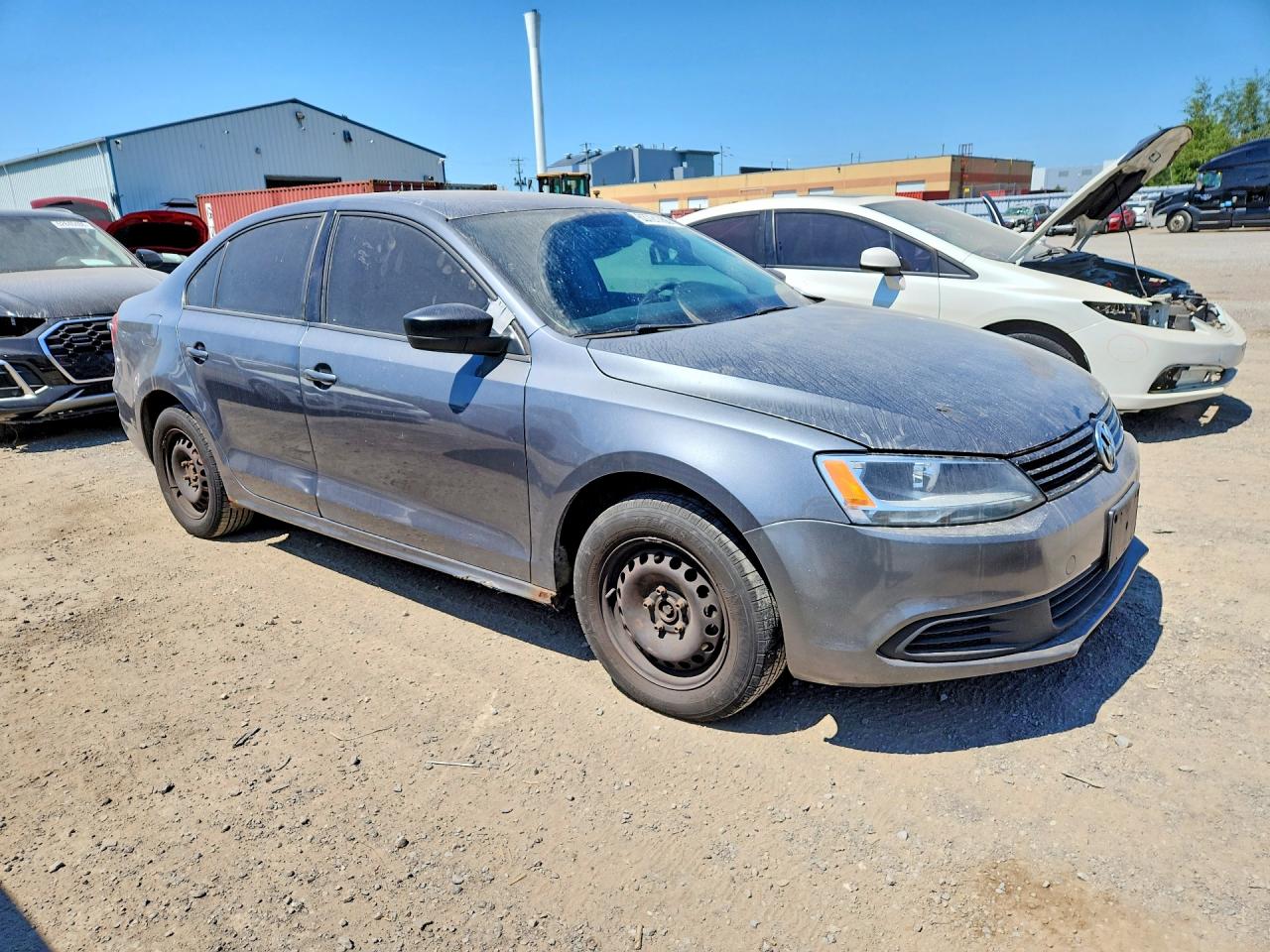 2011 Volkswagen Jetta Base Gray vin: 3VW2K7AJ9BM387583
