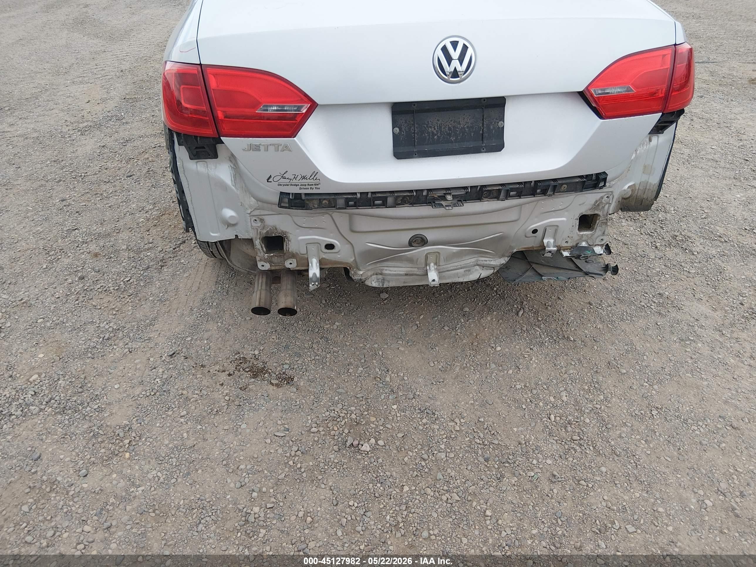 2012 Volkswagen Jetta 2.0l S Silver vin: 3VW2K7AJ9CM308995