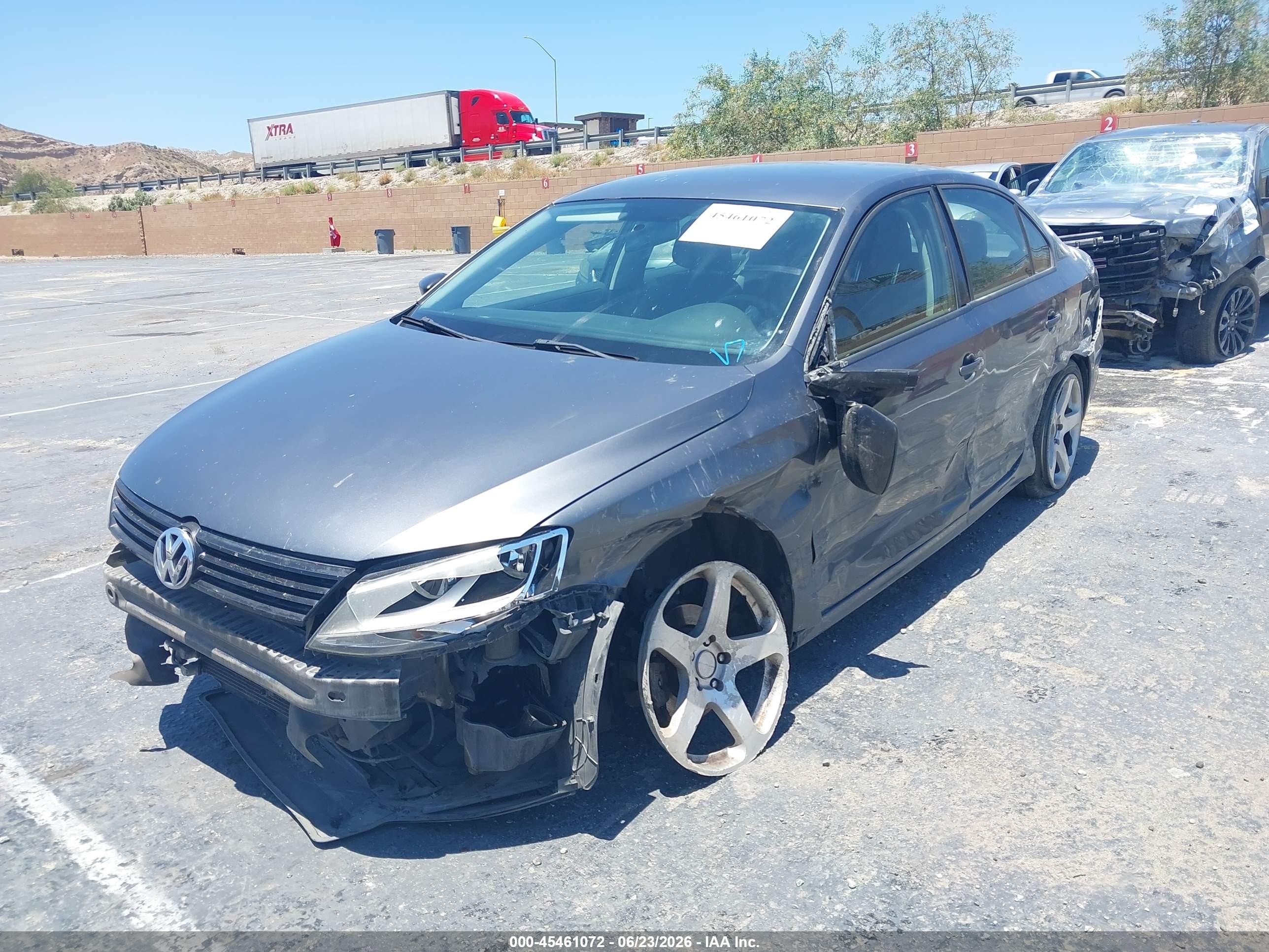 2012 Volkswagen Jetta 2.0l S Silver vin: 3VW2K7AJ9CM310987