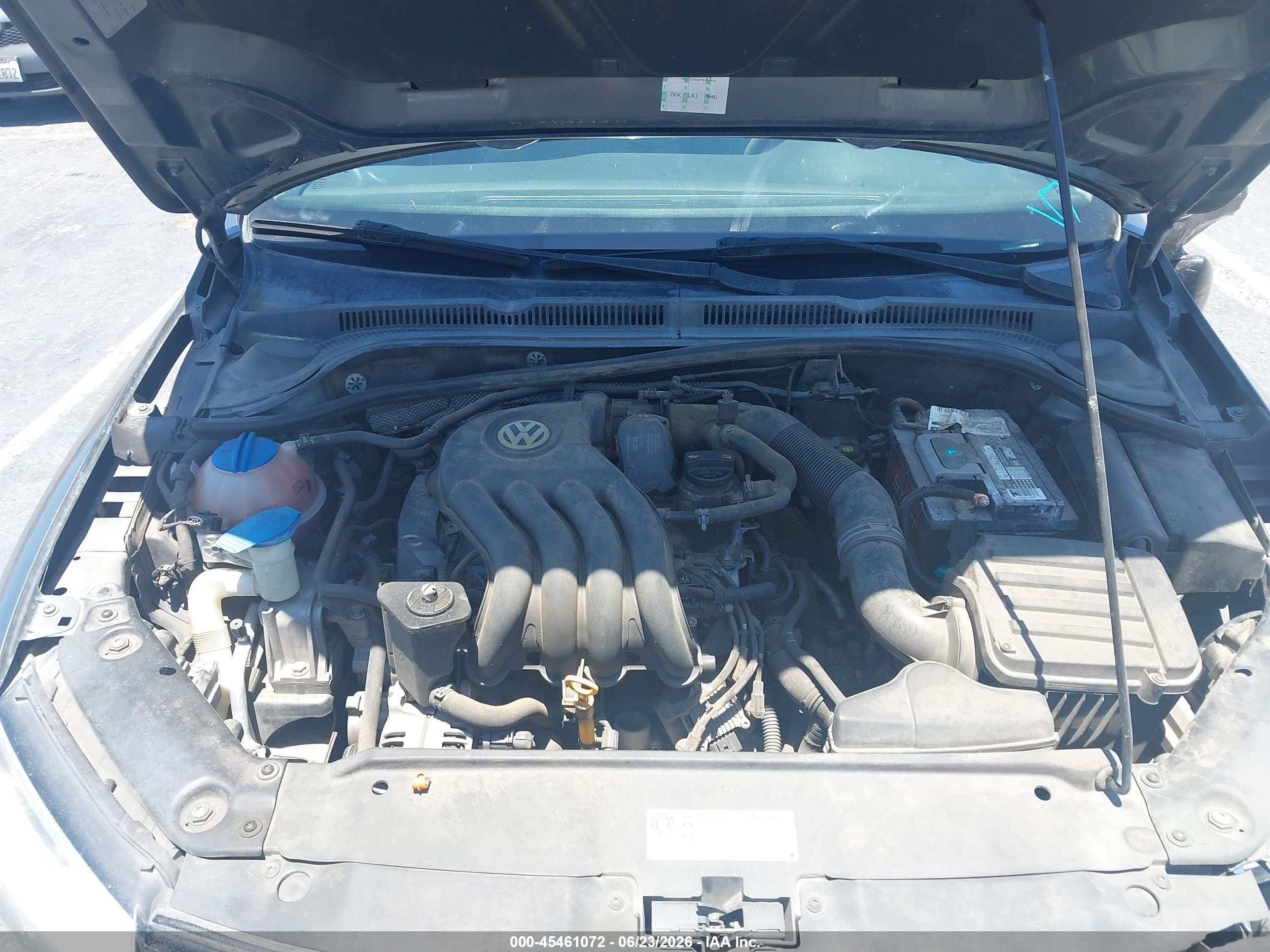 2012 Volkswagen Jetta 2.0l S Silver vin: 3VW2K7AJ9CM310987