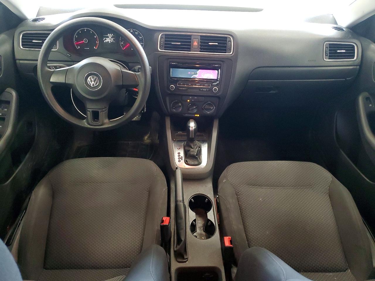 2012 Volkswagen Jetta Base White vin: 3VW2K7AJ9CM416081