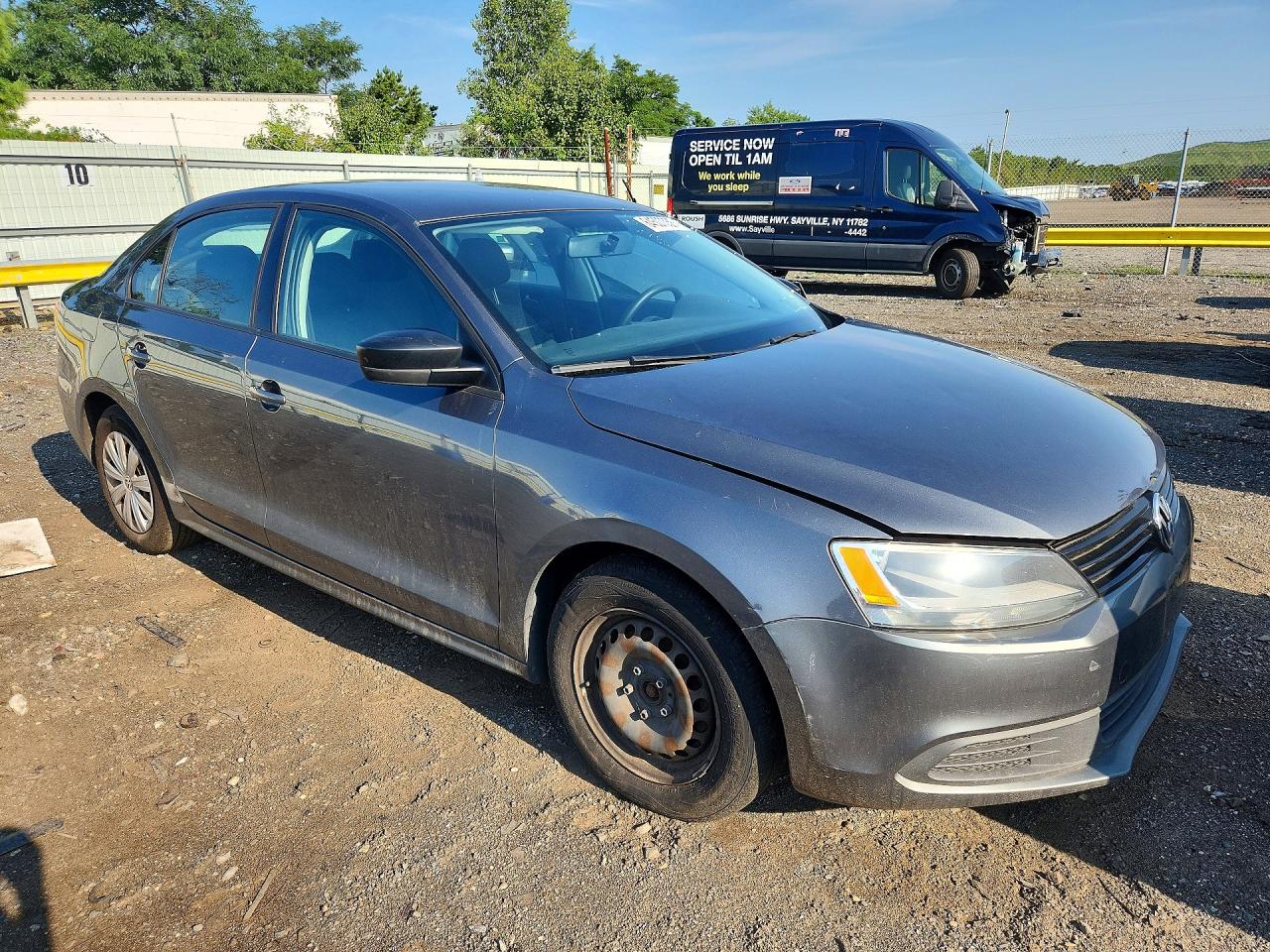 2012 Volkswagen Jetta Base Gray vin: 3VW2K7AJ9CM468603
