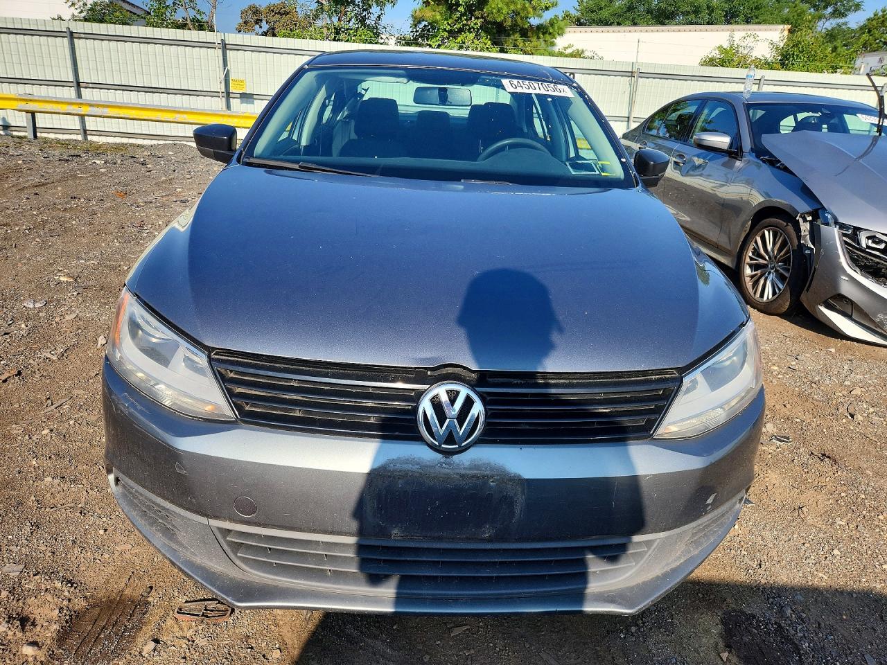 2012 Volkswagen Jetta Base Gray vin: 3VW2K7AJ9CM468603