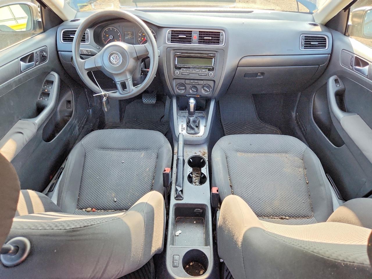 2012 Volkswagen Jetta Base Gray vin: 3VW2K7AJ9CM468603