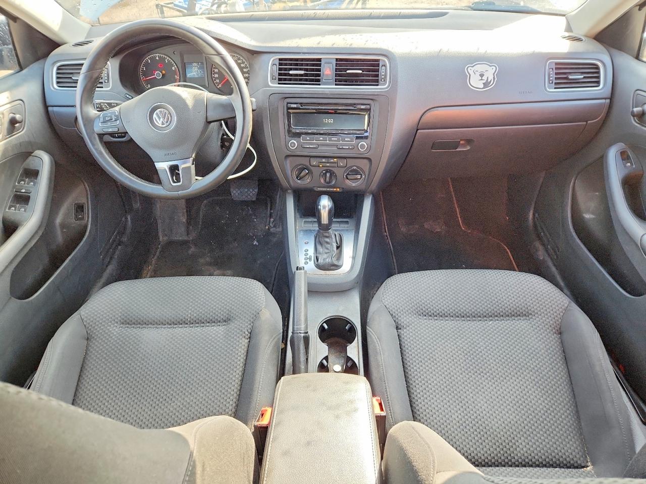 2013 Volkswagen Jetta Base White vin: 3VW2K7AJ9DM278124
