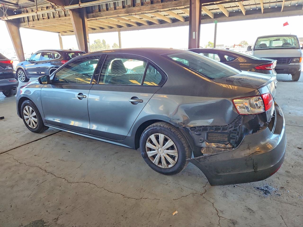 2013 Volkswagen Jetta Base Серый vin: 3VW2K7AJ9DM415806
