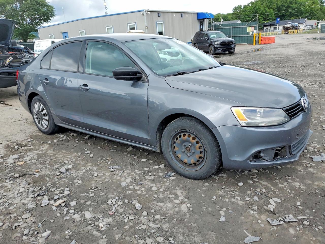 2014 Volkswagen Jetta Base Gray vin: 3VW2K7AJ9EM239504