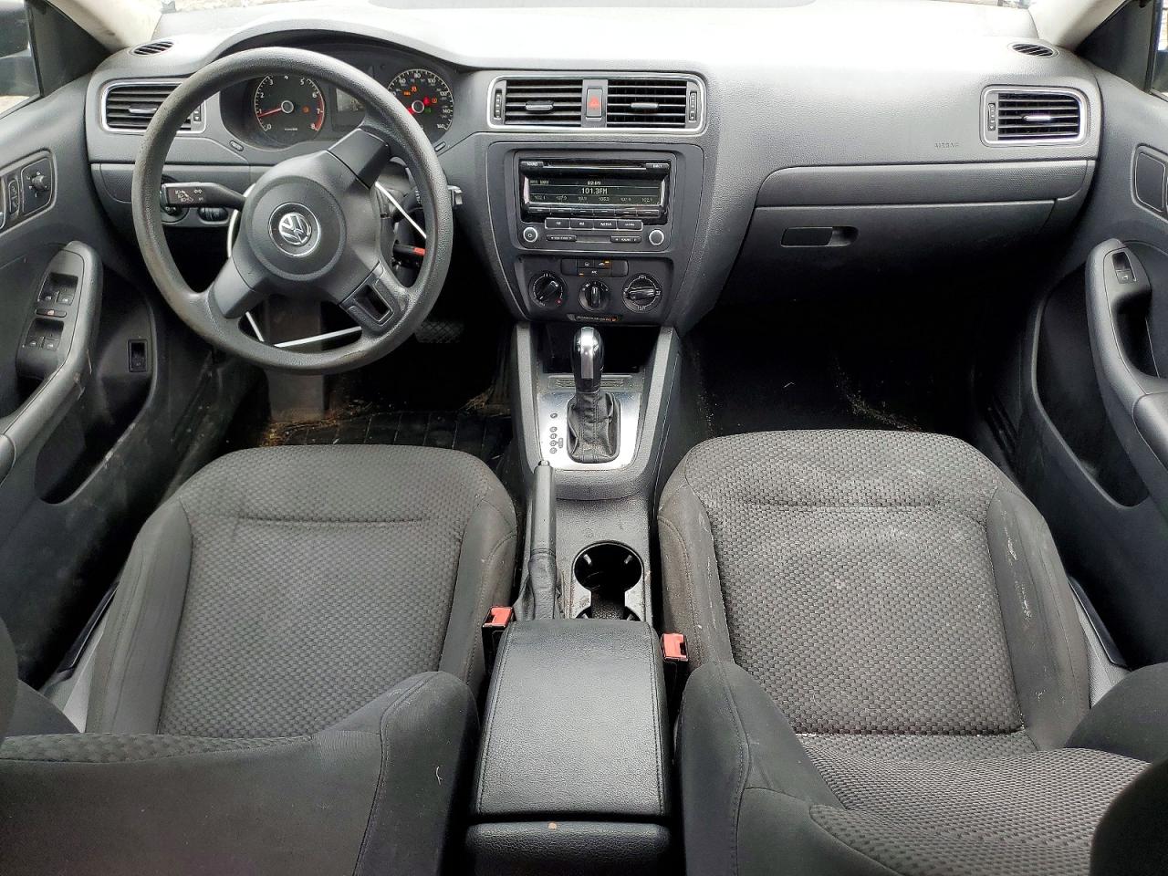 2014 Volkswagen Jetta Base Gray vin: 3VW2K7AJ9EM239504