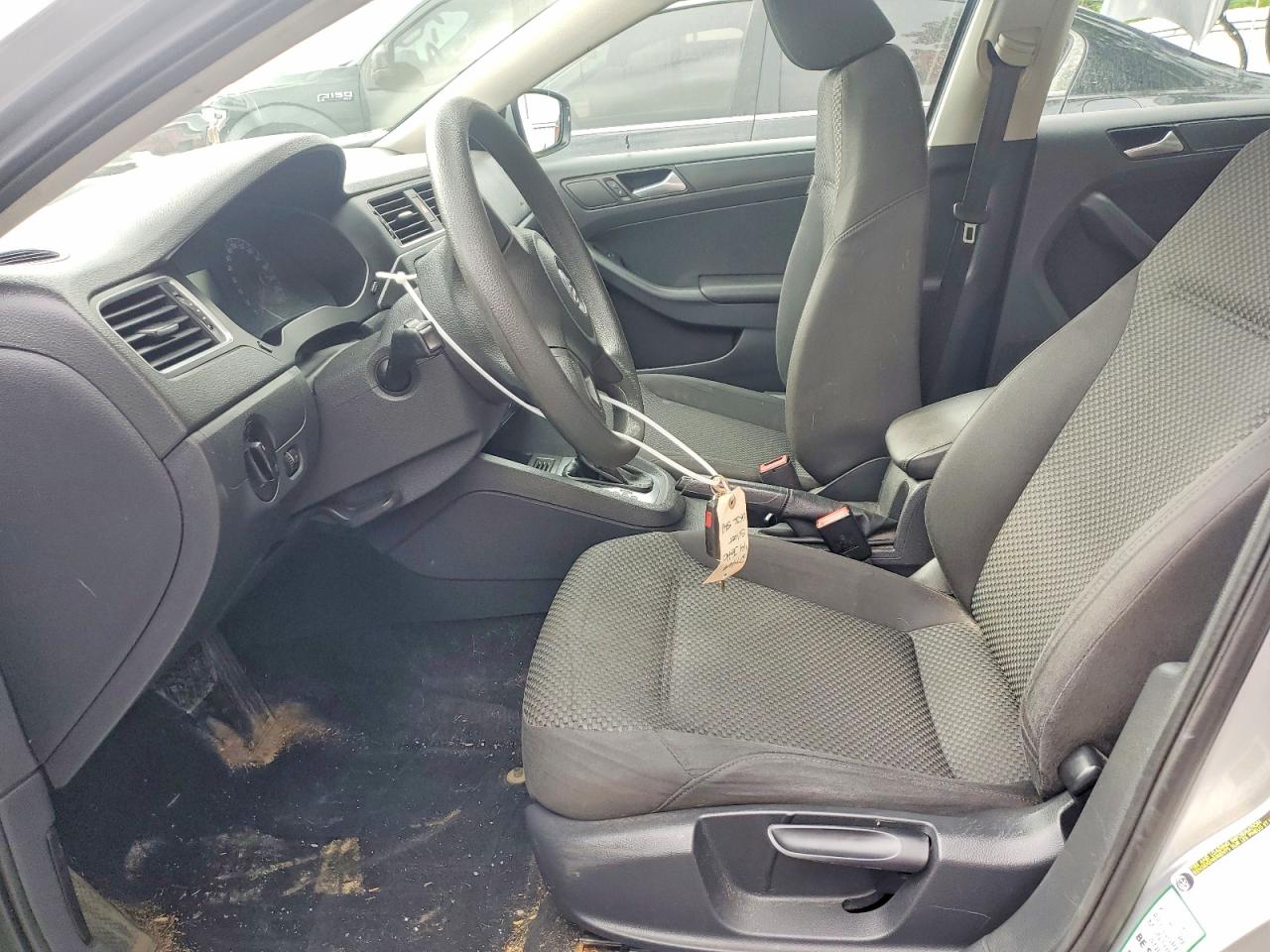 2014 Volkswagen Jetta Base Silver vin: 3VW2K7AJ9EM280733