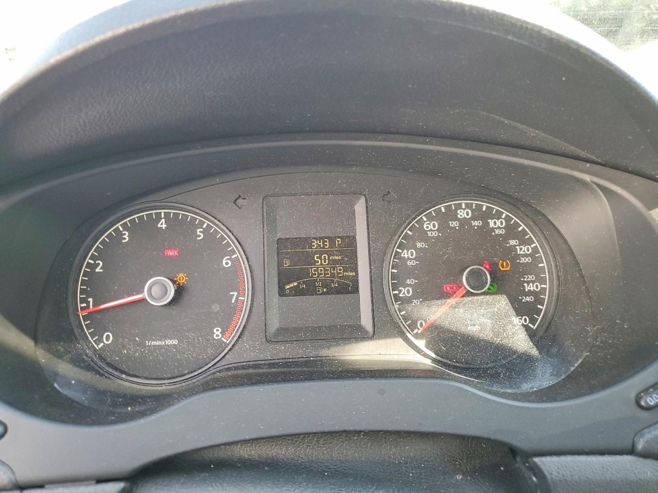 2014 Volkswagen Jetta Base Черный vin: 3VW2K7AJ9EM375342