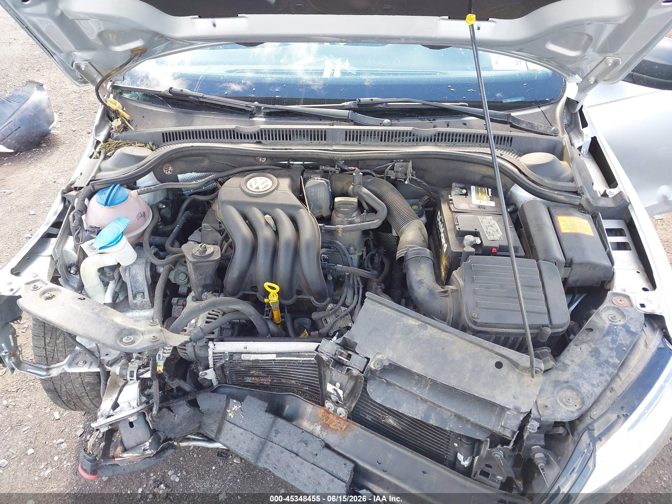 2014 Volkswagen Jetta 2.0l S Silver vin: 3VW2K7AJ9EM421820