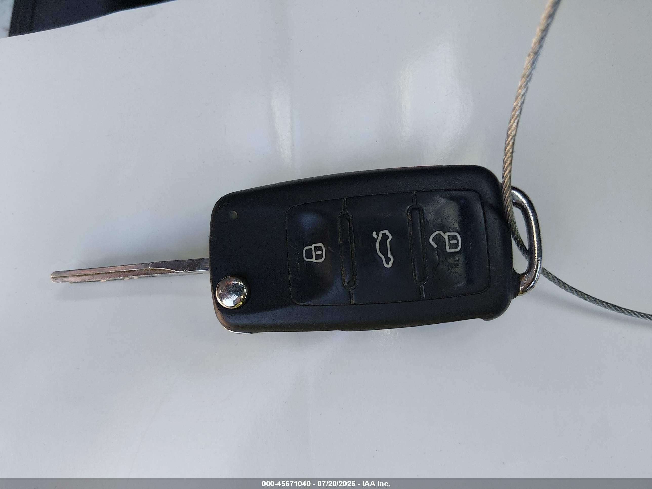2014 Volkswagen Jetta 2.0l S Белый vin: 3VW2K7AJ9EM424412