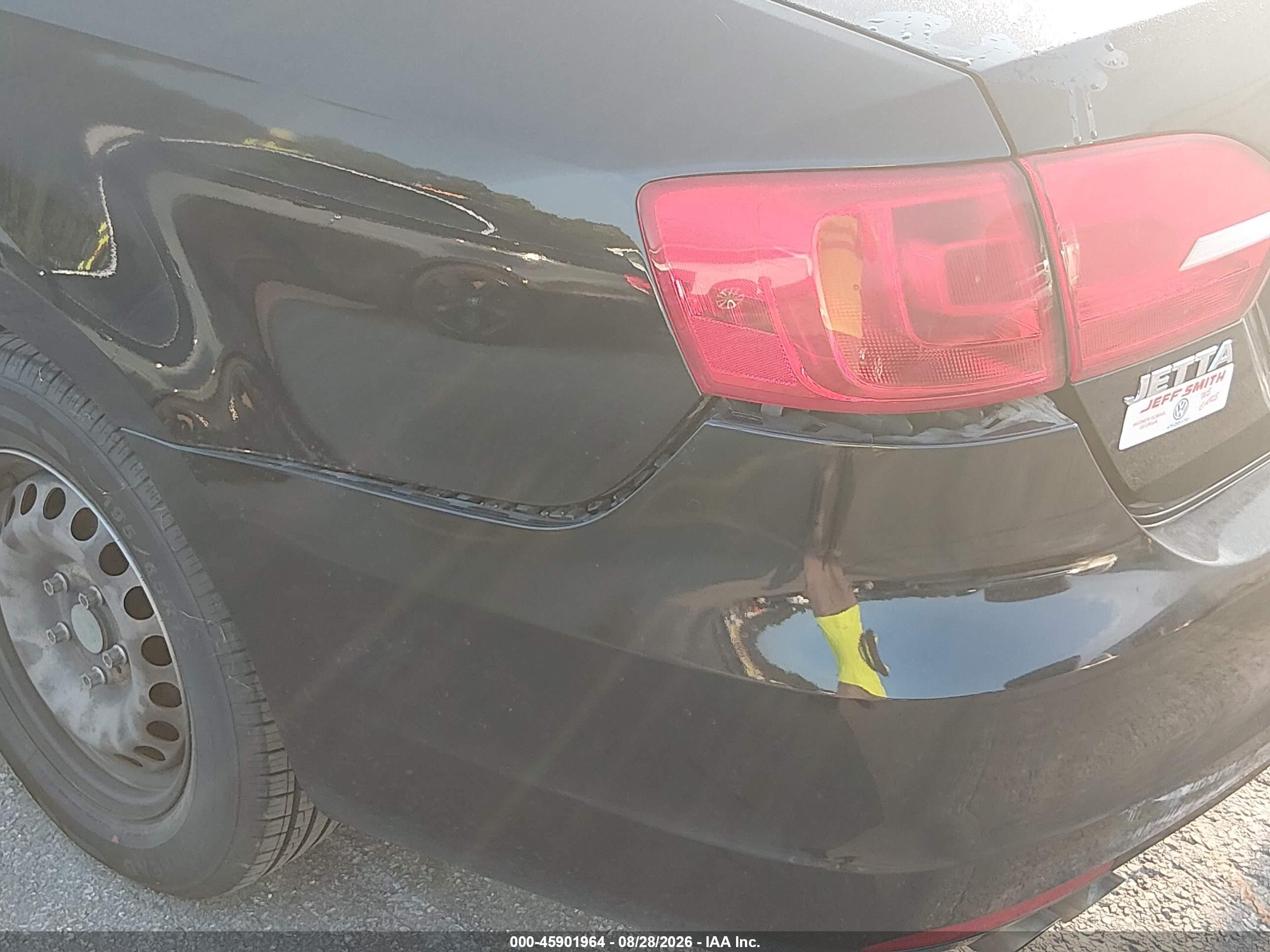 2014 Volkswagen Jetta 2.0l S Black vin: 3VW2K7AJ9EM440836