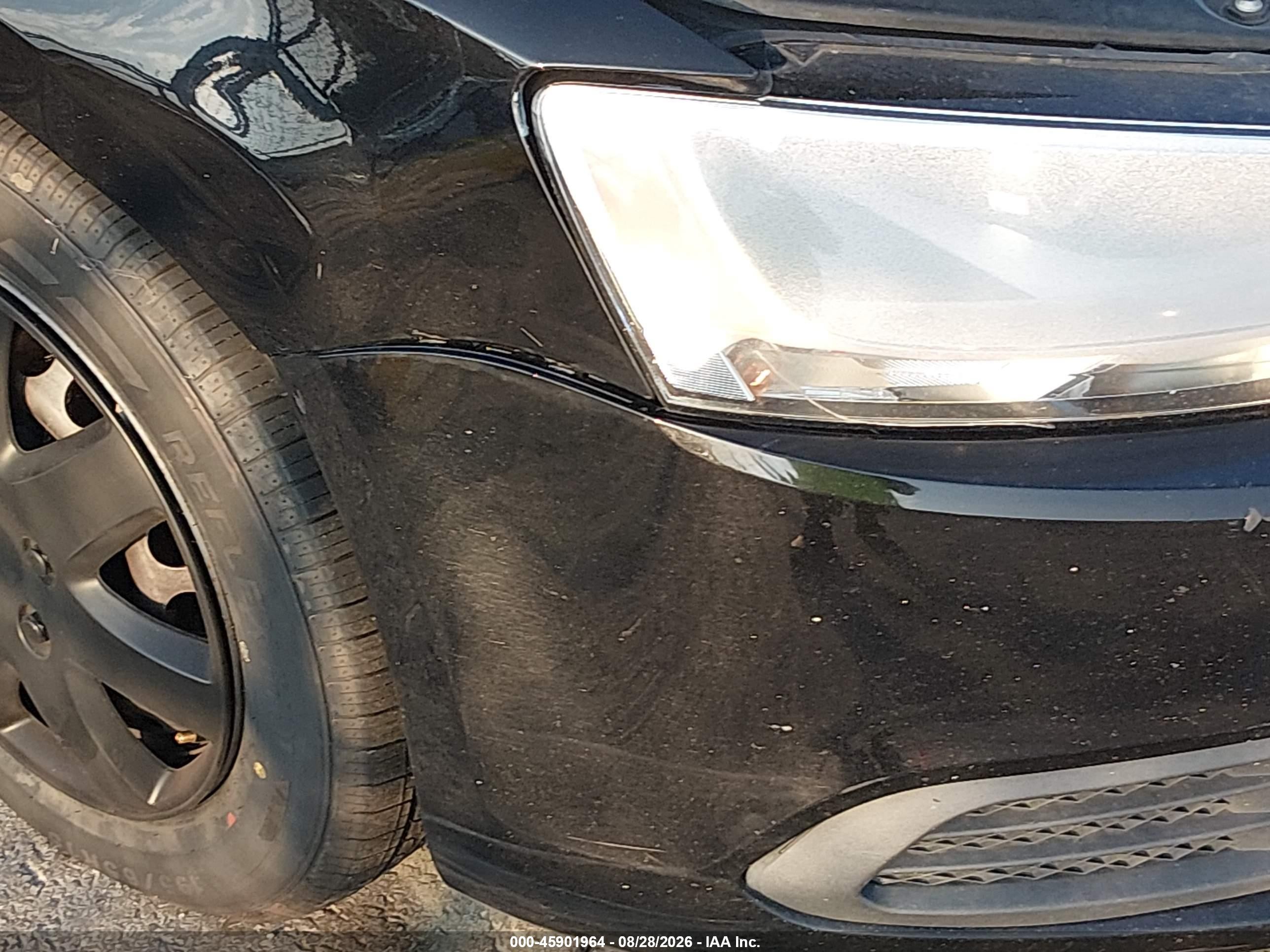 2014 Volkswagen Jetta 2.0l S Black vin: 3VW2K7AJ9EM440836