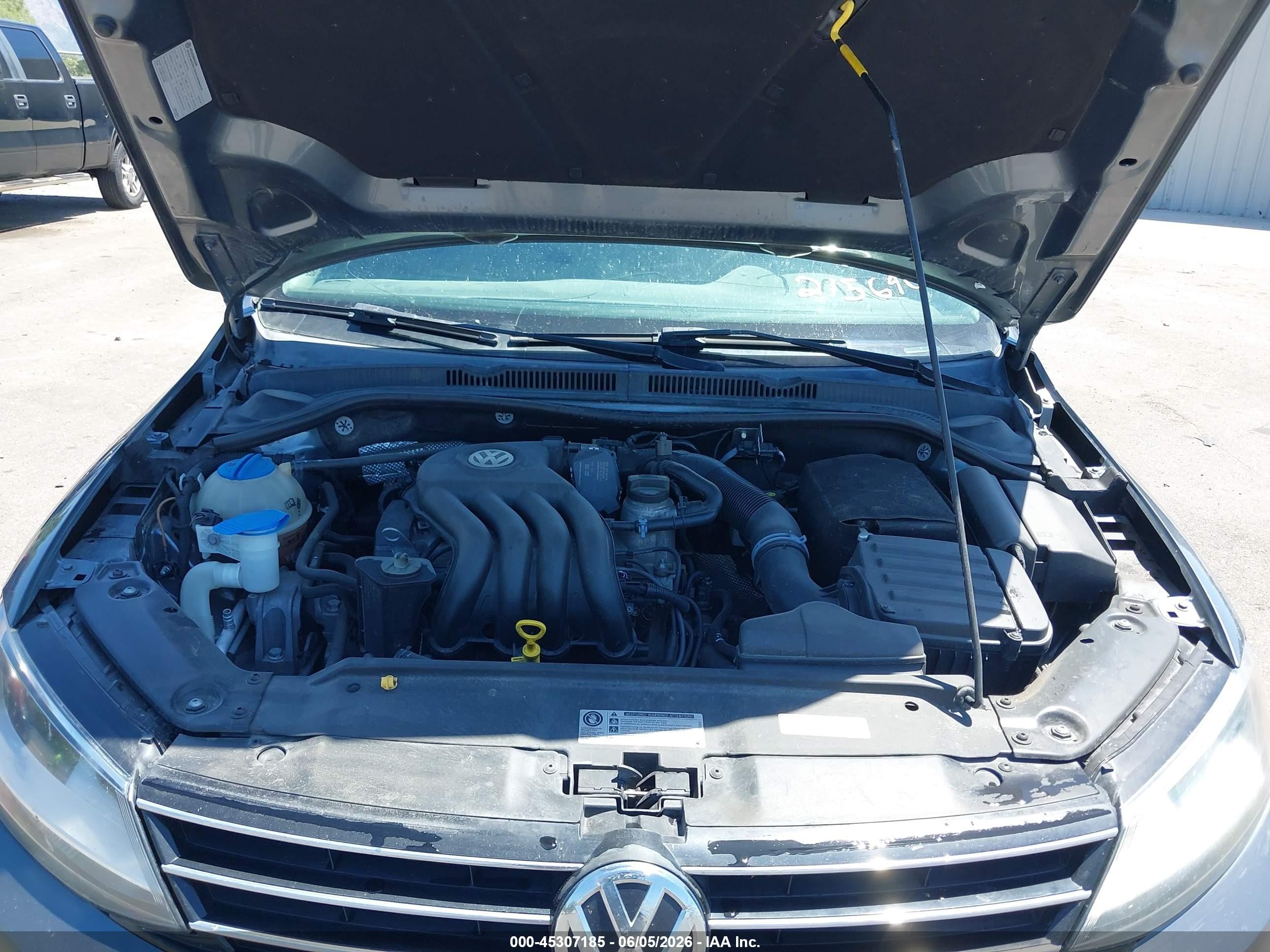 2015 Volkswagen Jetta 2.0l S Gray vin: 3VW2K7AJ9FM215690