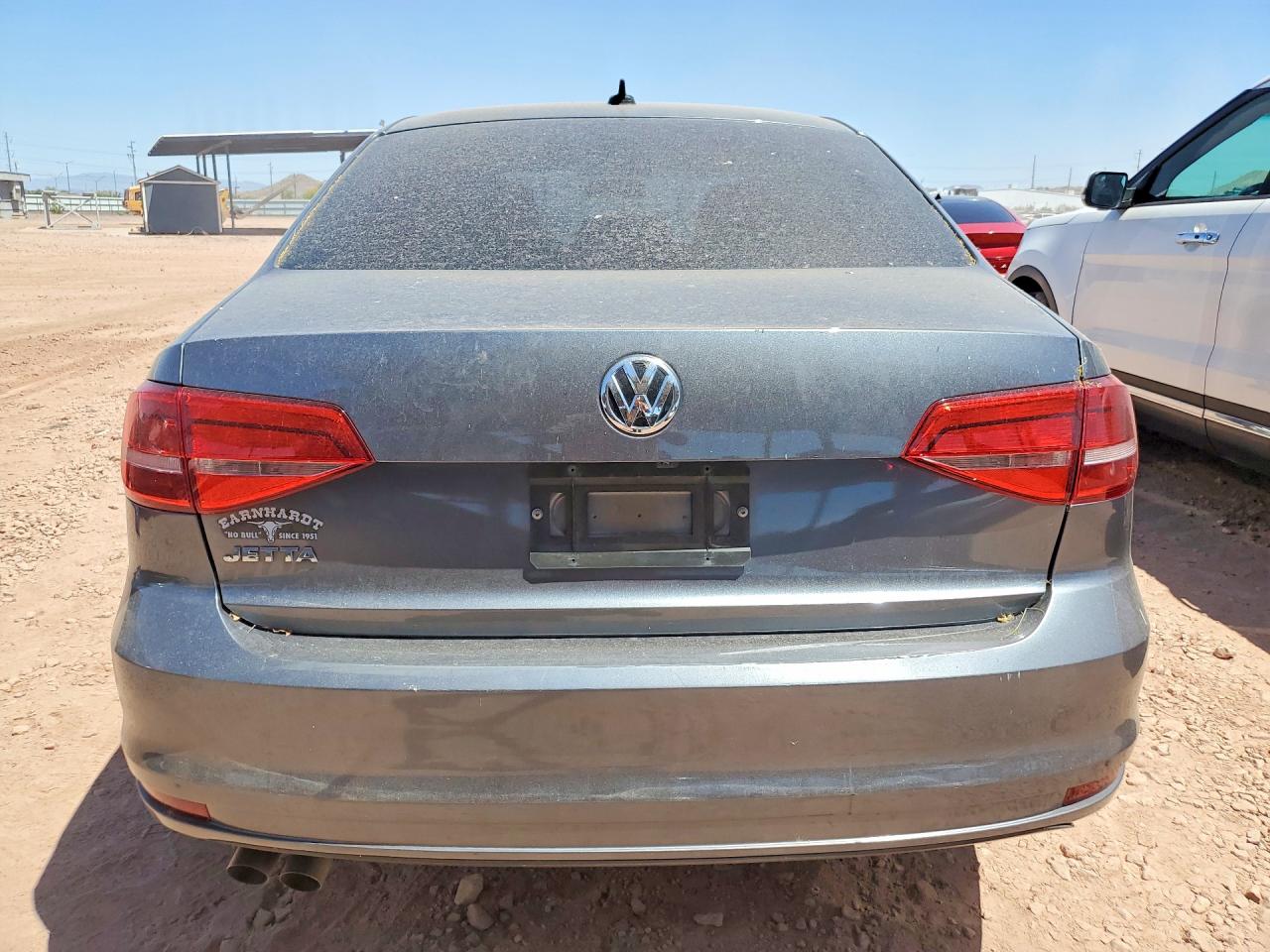 2015 Volkswagen Jetta Base Gray vin: 3VW2K7AJ9FM242808