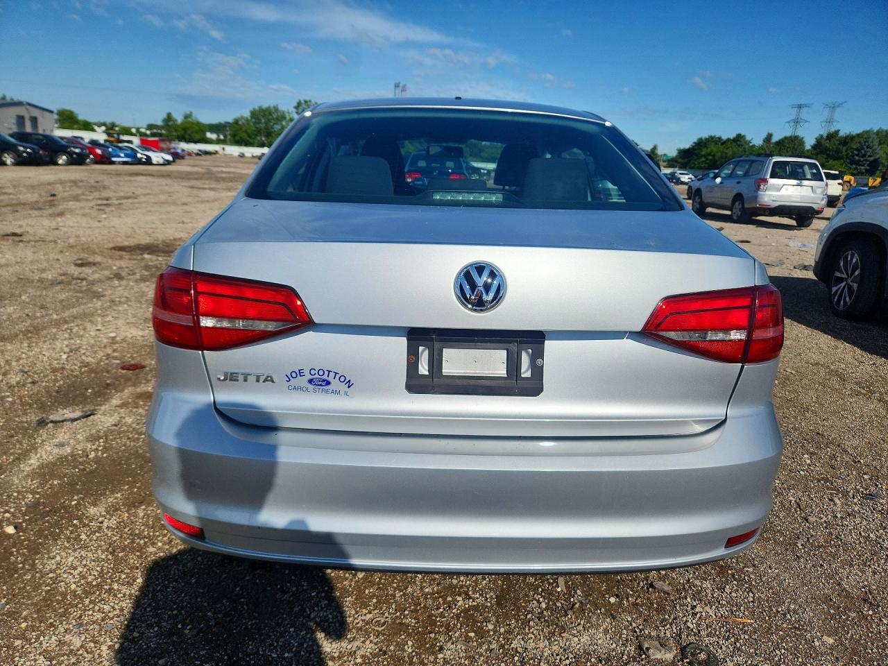 2015 Volkswagen Jetta Base Silver vin: 3VW2K7AJ9FM262377