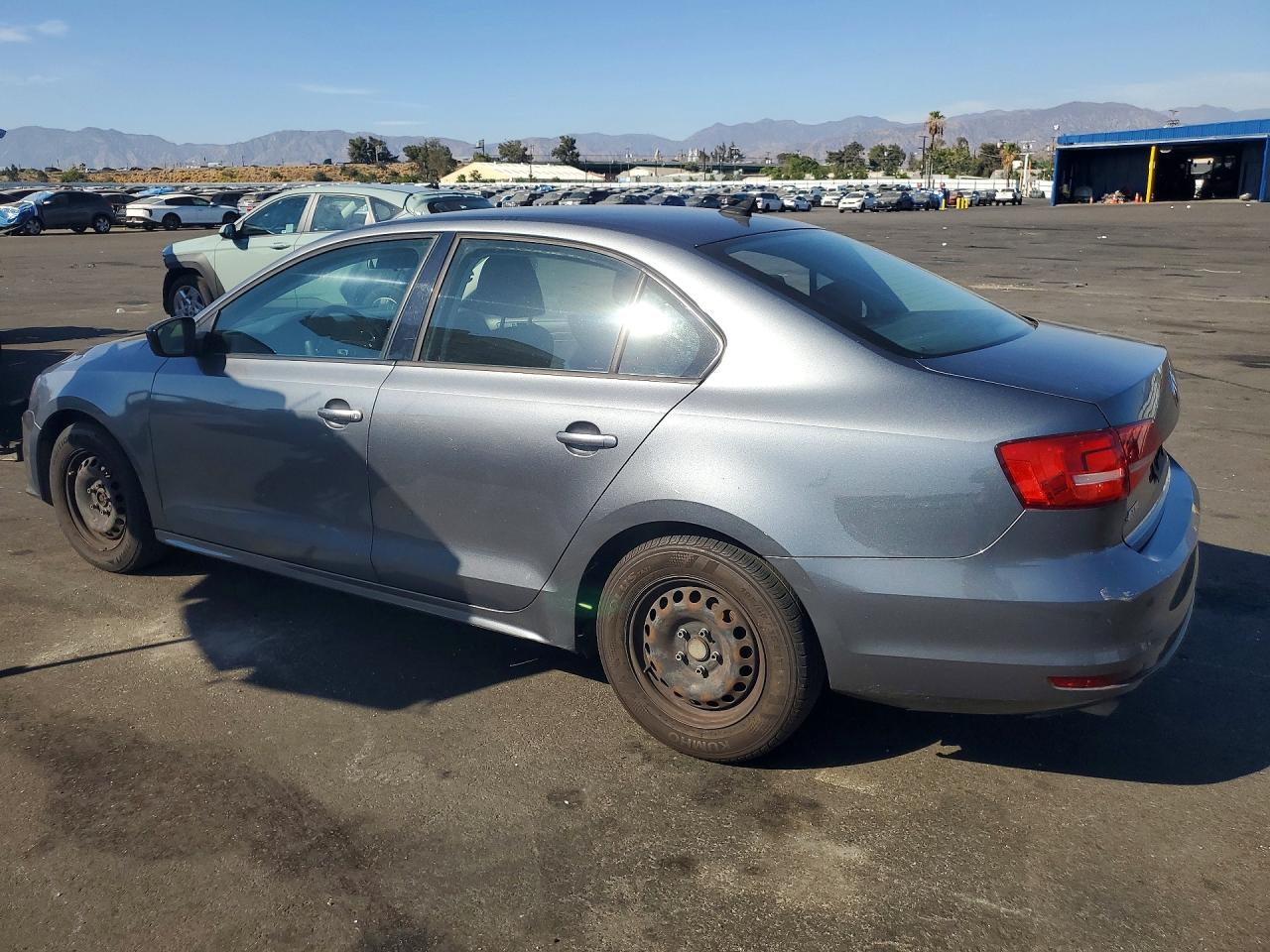 2015 Volkswagen Jetta Base Gray vin: 3VW2K7AJ9FM291491