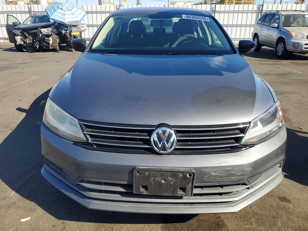 2015 Volkswagen Jetta Base Gray vin: 3VW2K7AJ9FM291491