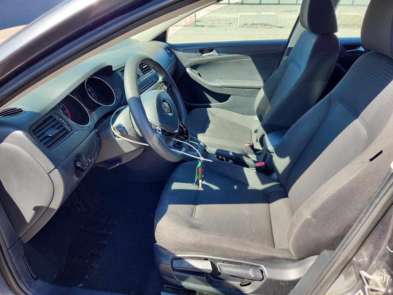 2015 Volkswagen Jetta Base Gray vin: 3VW2K7AJ9FM306359