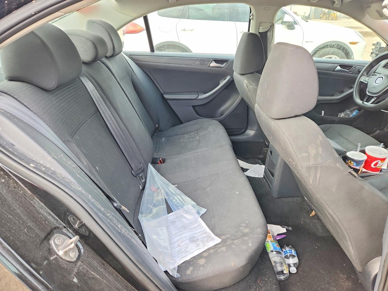 2015 Volkswagen Jetta Base Черный vin: 3VW2K7AJ9FM349227