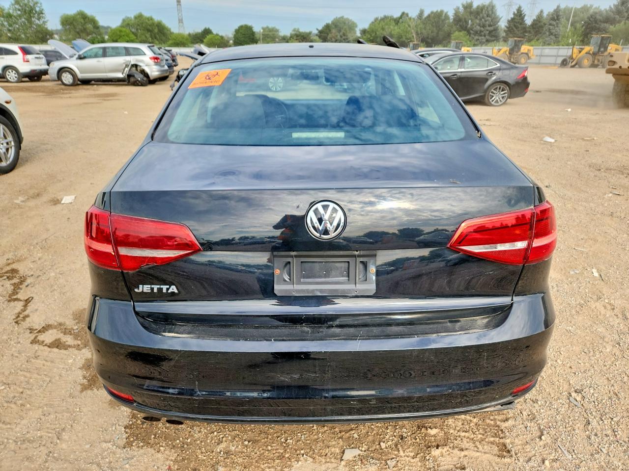 2015 Volkswagen Jetta Base Черный vin: 3VW2K7AJ9FM349227