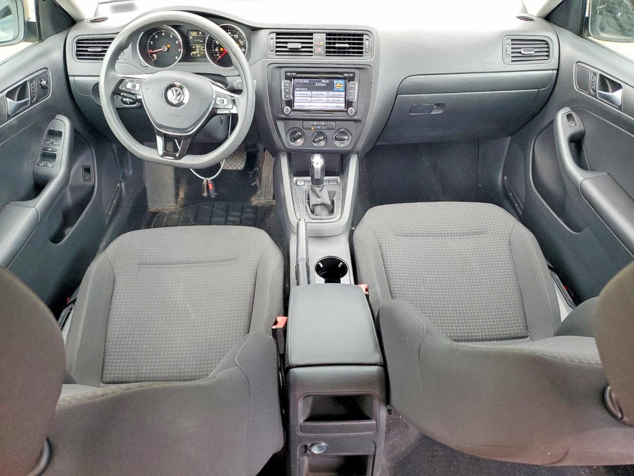 2015 Volkswagen Jetta Base Gray vin: 3VW2K7AJ9FM418594