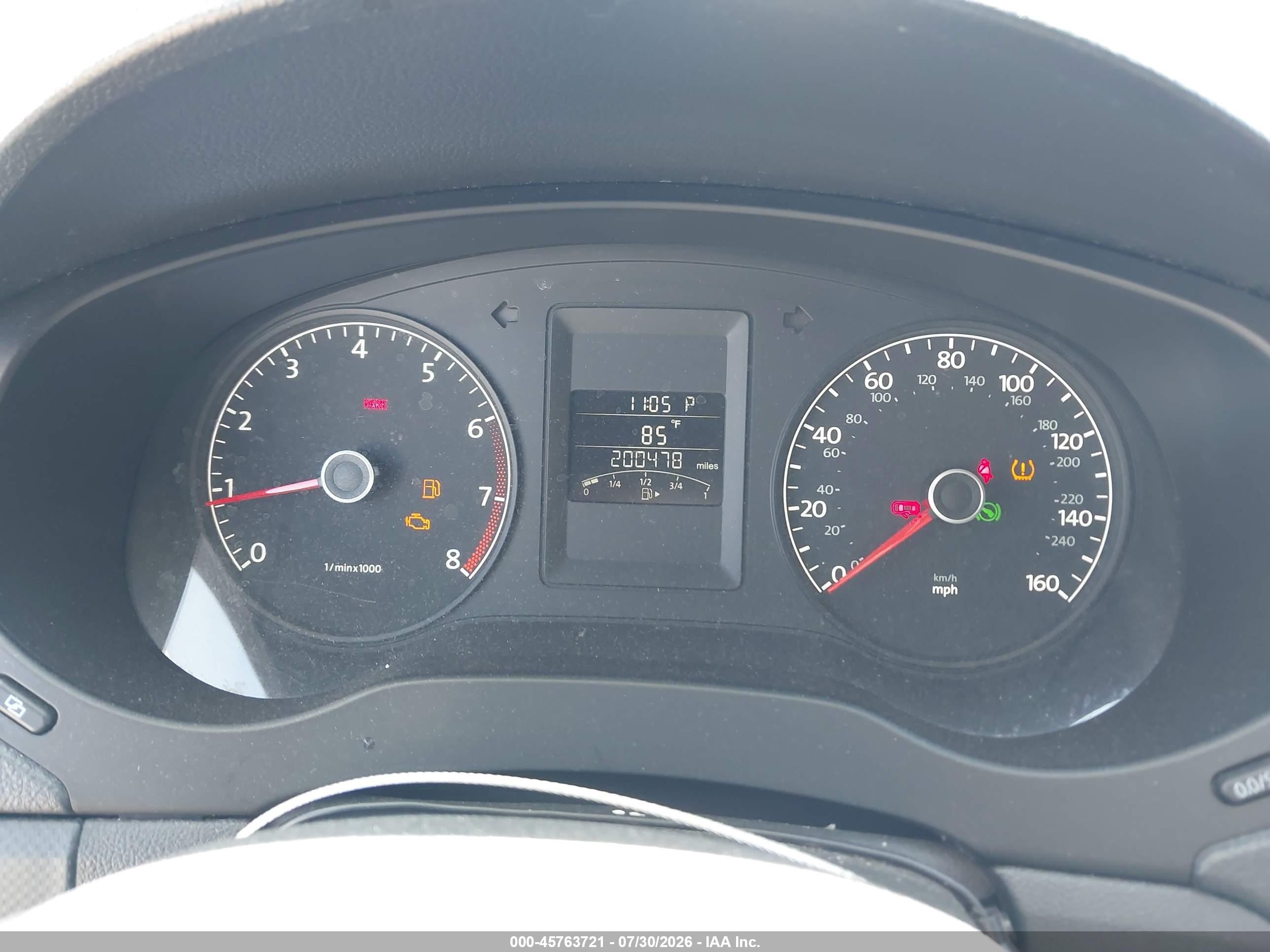 2012 Volkswagen Jetta 2.0l S Gray vin: 3VW2K7AJXCM305023