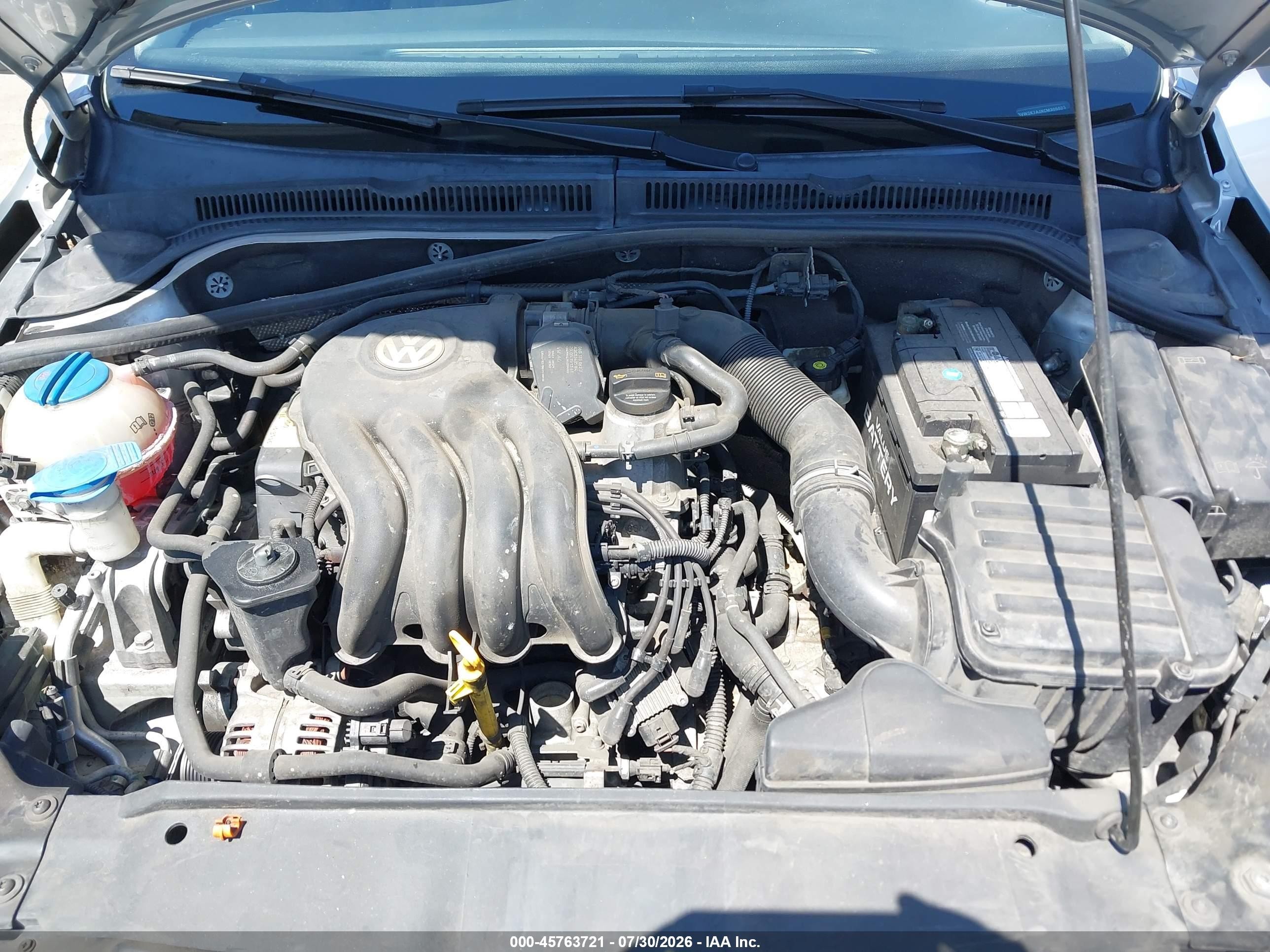 2012 Volkswagen Jetta 2.0l S Gray vin: 3VW2K7AJXCM305023
