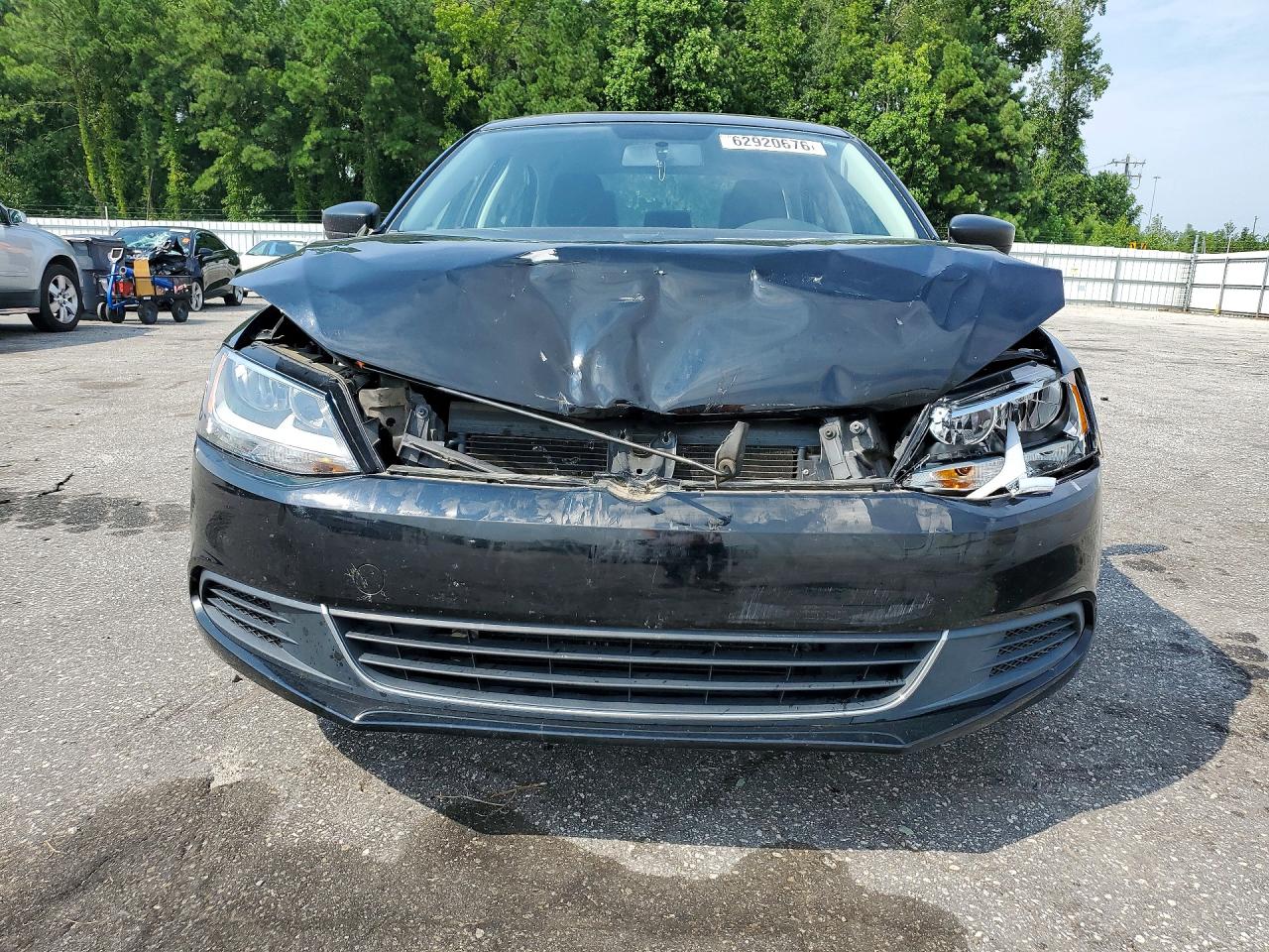 2013 Volkswagen Jetta Base Black vin: 3VW2K7AJXDM305752