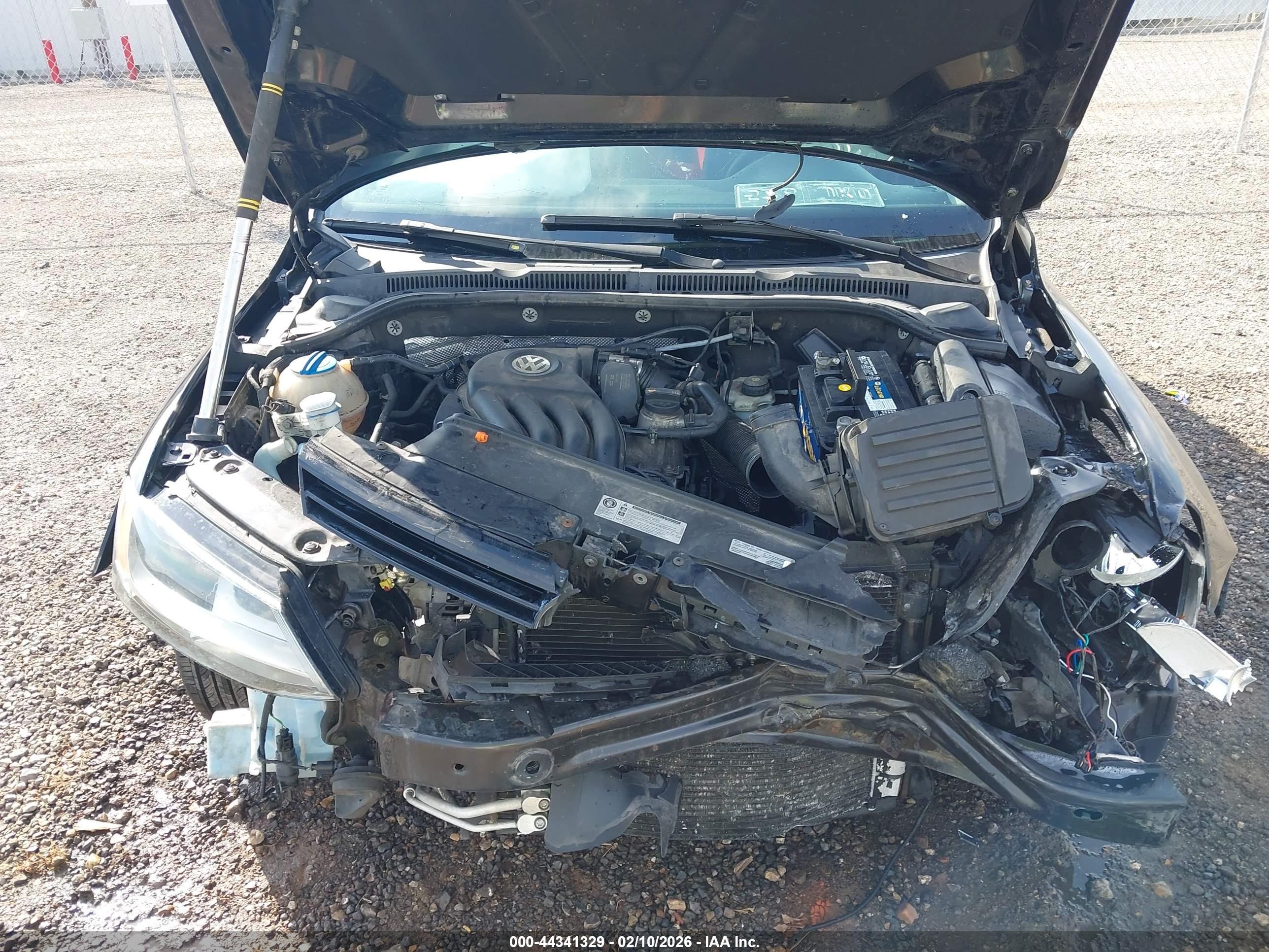 2013 Volkswagen Jetta 2.0l S Black vin: 3VW2K7AJXDM357074