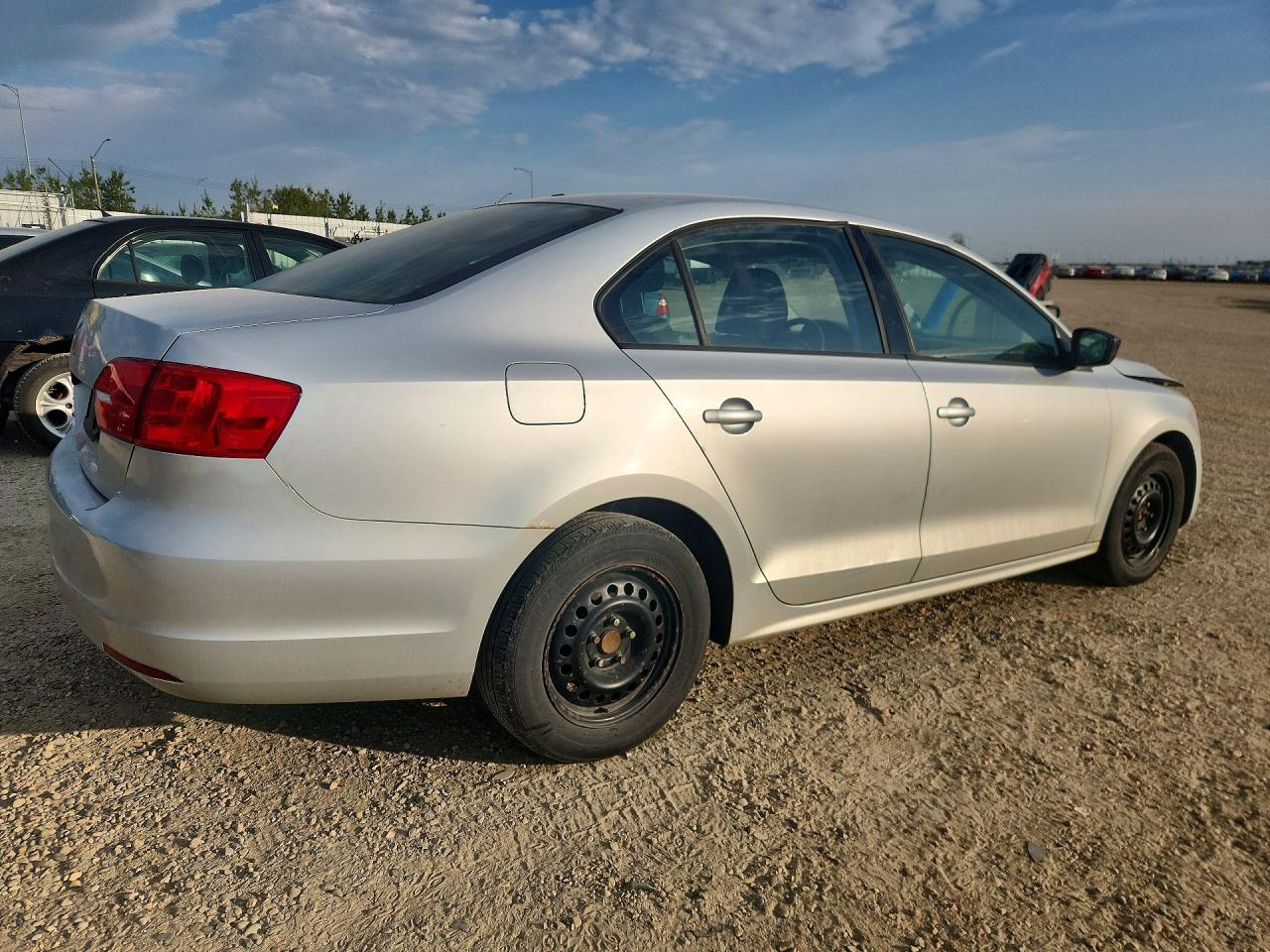 2013 Volkswagen Jetta Base Gray vin: 3VW2K7AJXDM447888