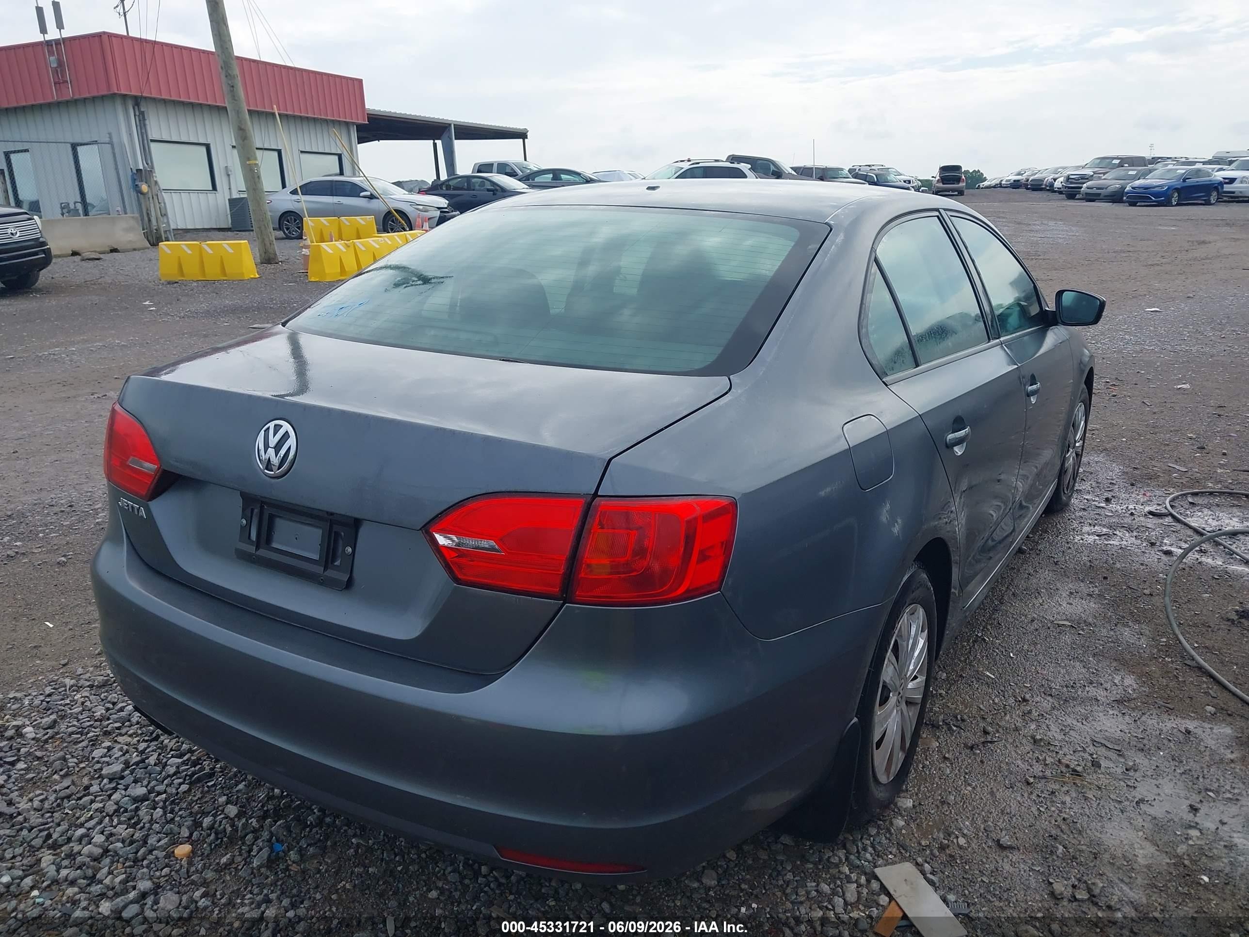 2014 Volkswagen Jetta 2.0l S Gray vin: 3VW2K7AJXEM296651