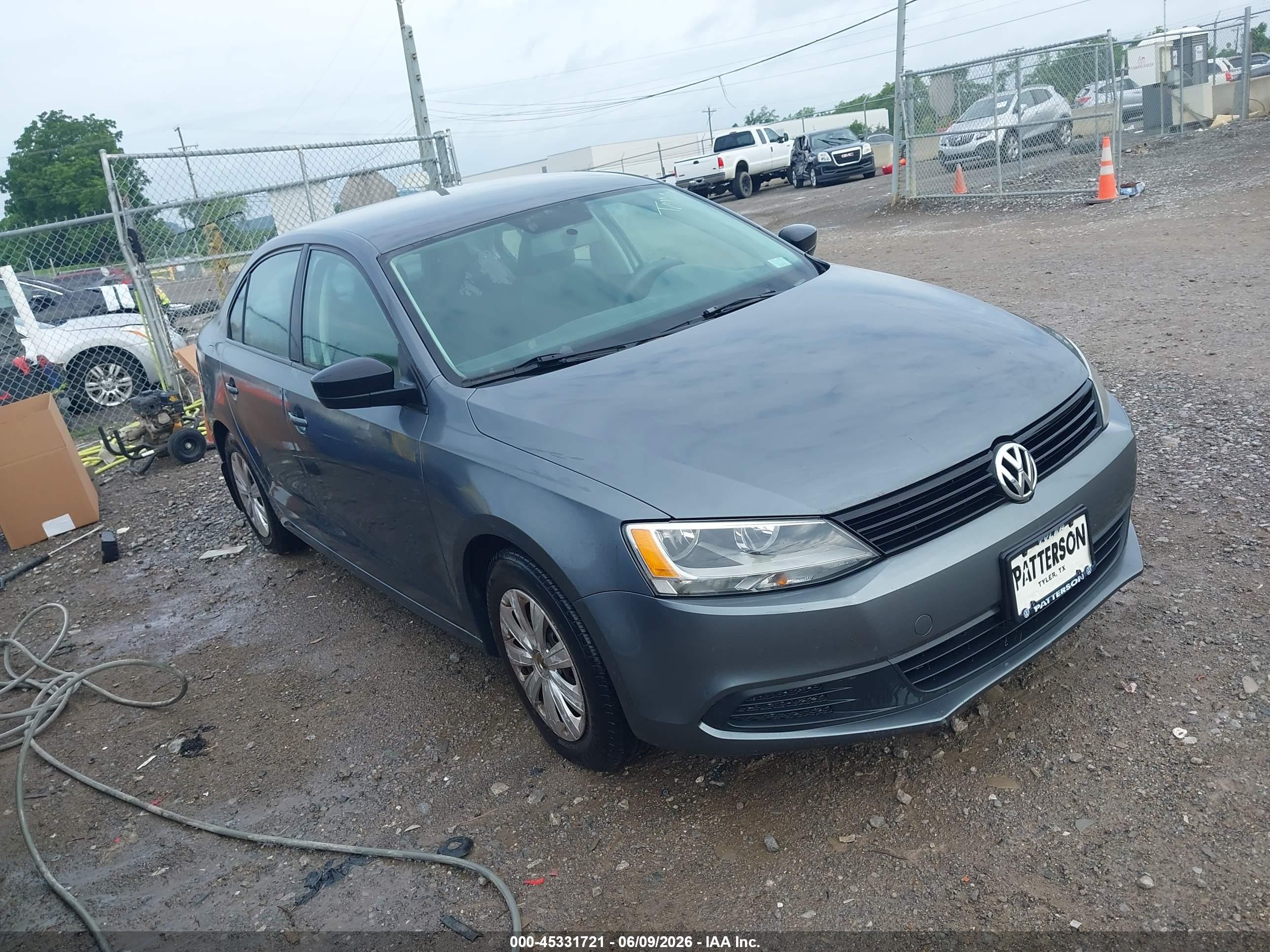 2014 Volkswagen Jetta 2.0l S Gray vin: 3VW2K7AJXEM296651
