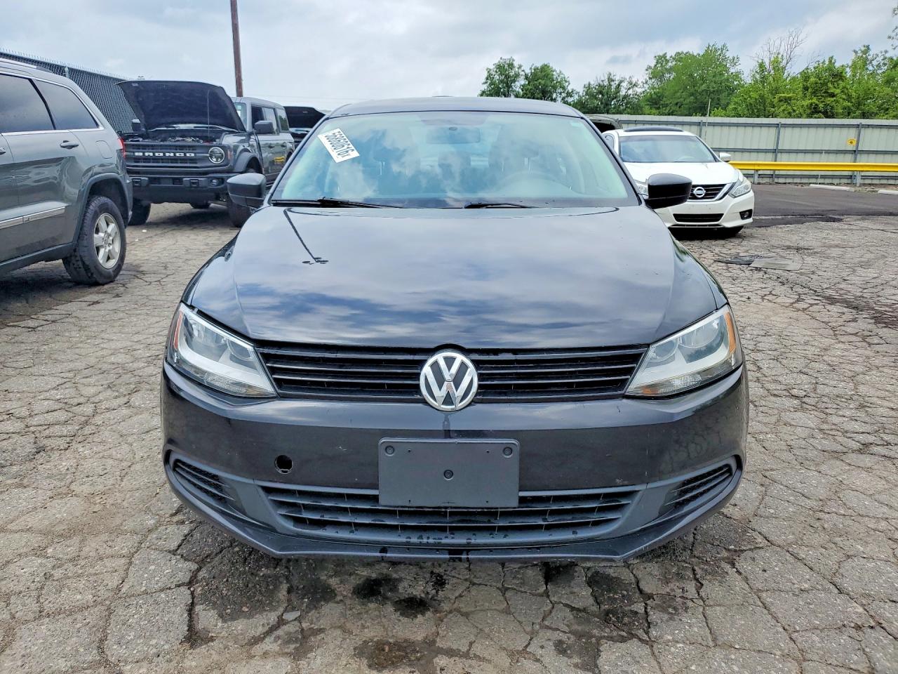 2014 Volkswagen Jetta Base Black vin: 3VW2K7AJXEM319569