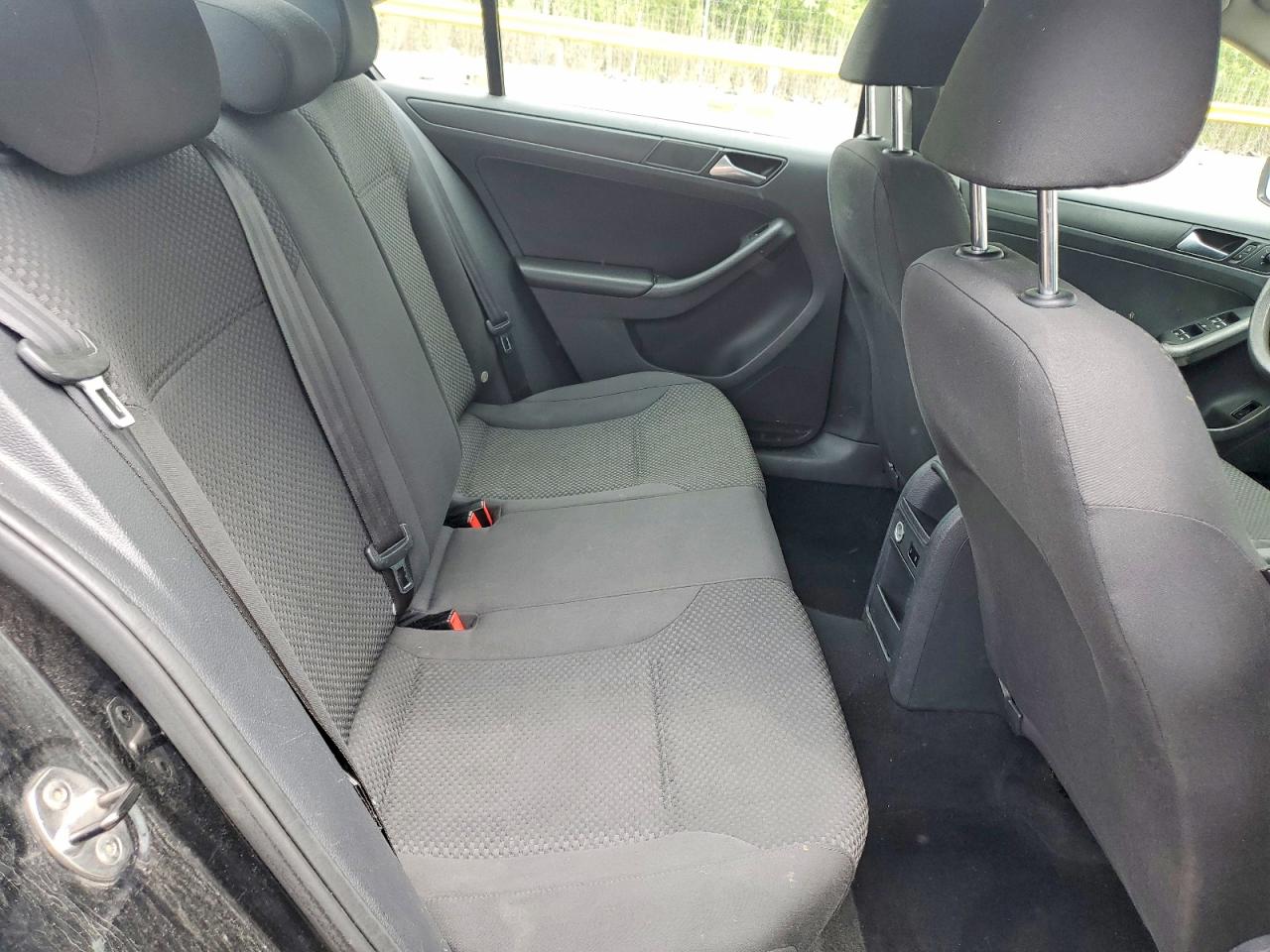 2014 Volkswagen Jetta Base Black vin: 3VW2K7AJXEM319569